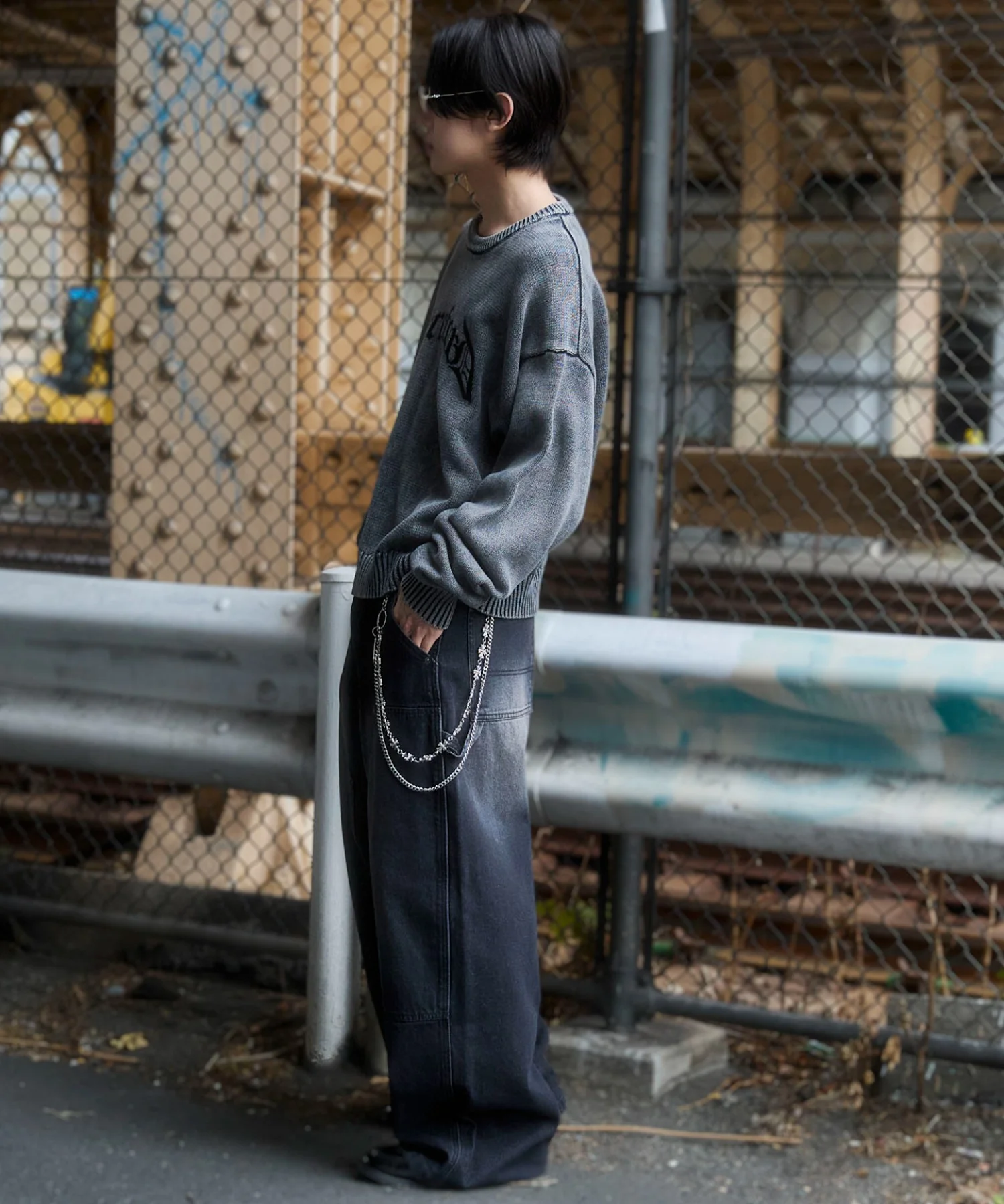 ブリーチニットグラフィックプルオーバー - Image 37