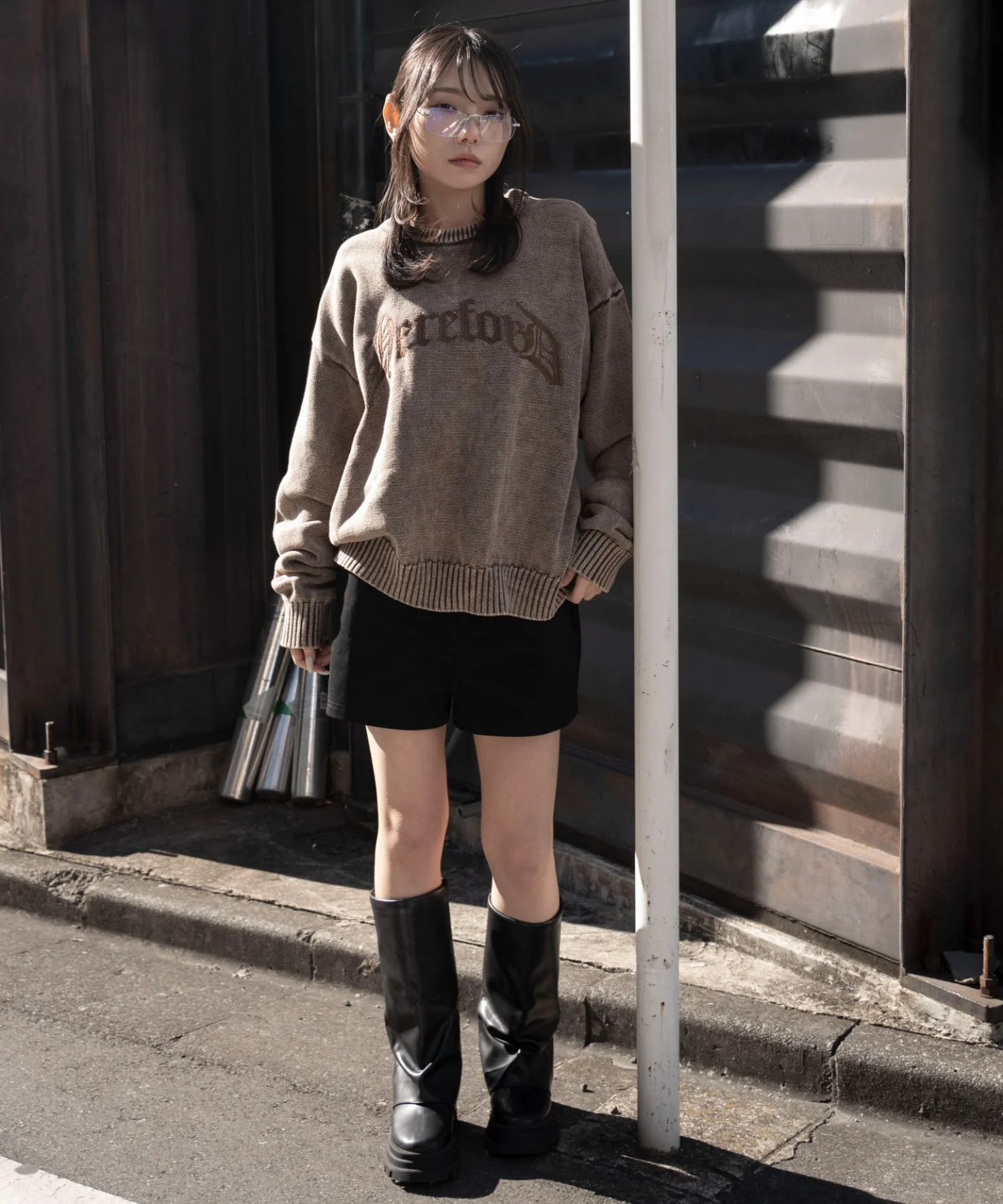ブリーチニットグラフィックプルオーバー - Image 7