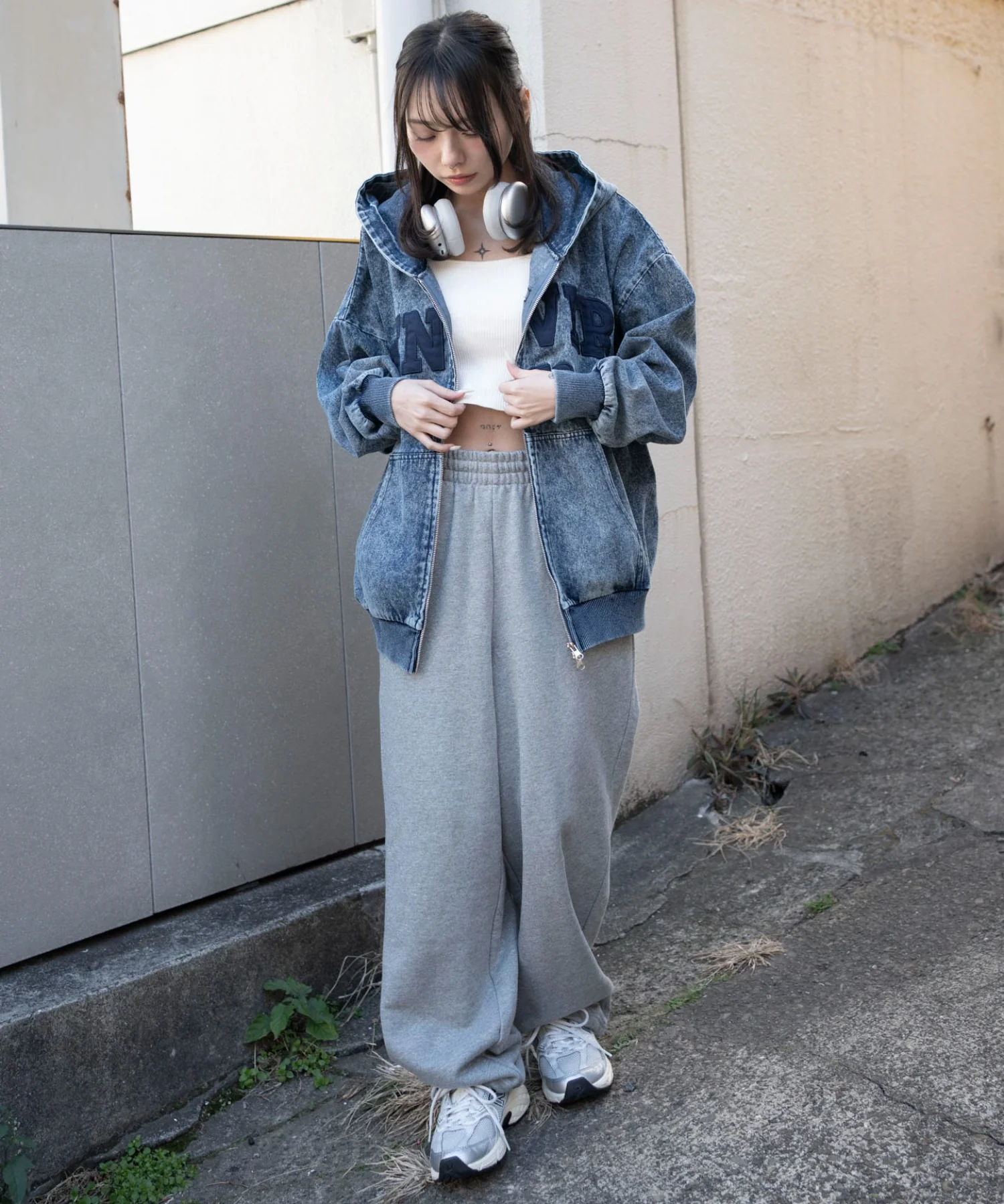 カレッジロゴBIGZIPパーカー - Image 12