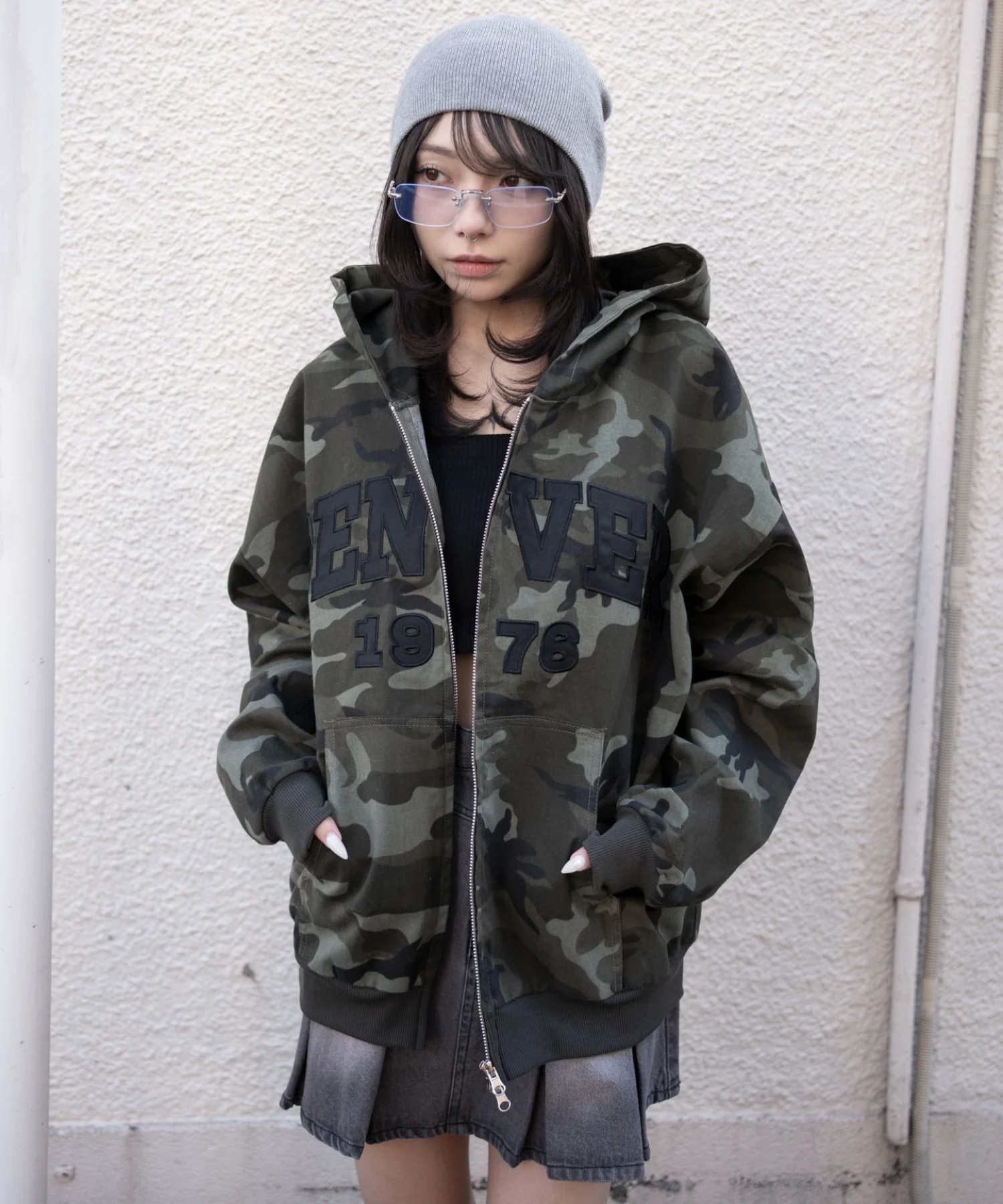 カレッジロゴBIGZIPパーカー - Image 15
