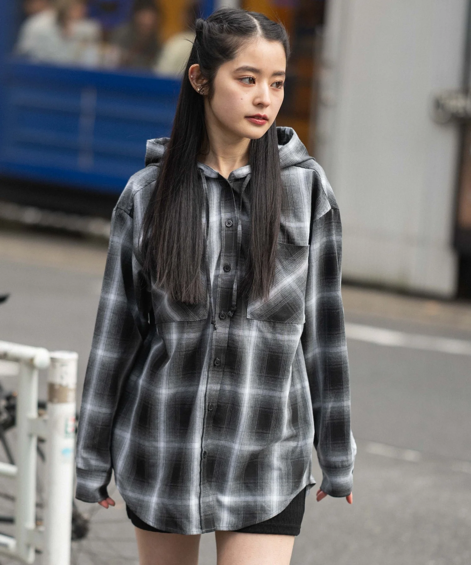 フードチェックシャツ - Image 14