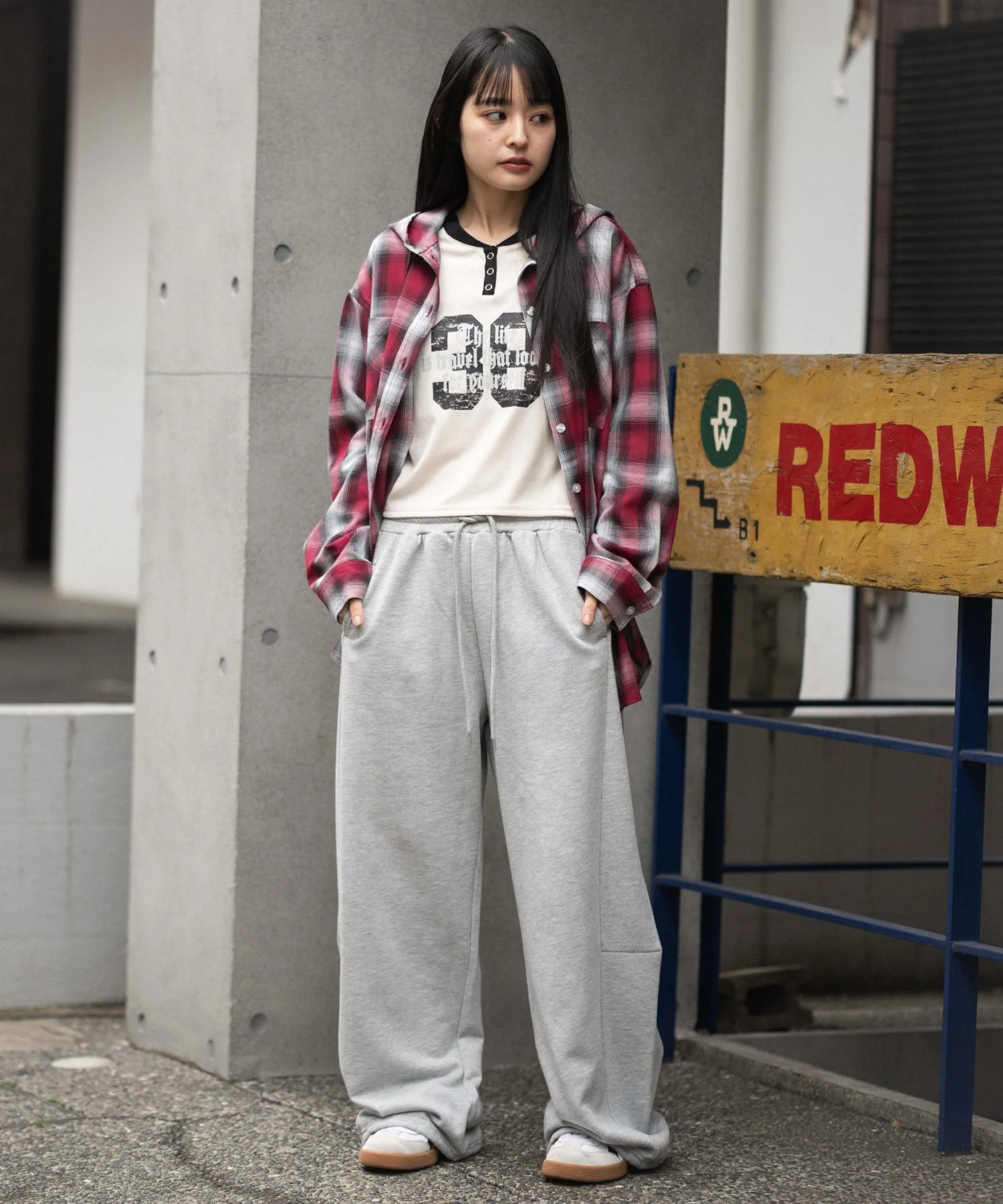 フードチェックシャツ - Image 23