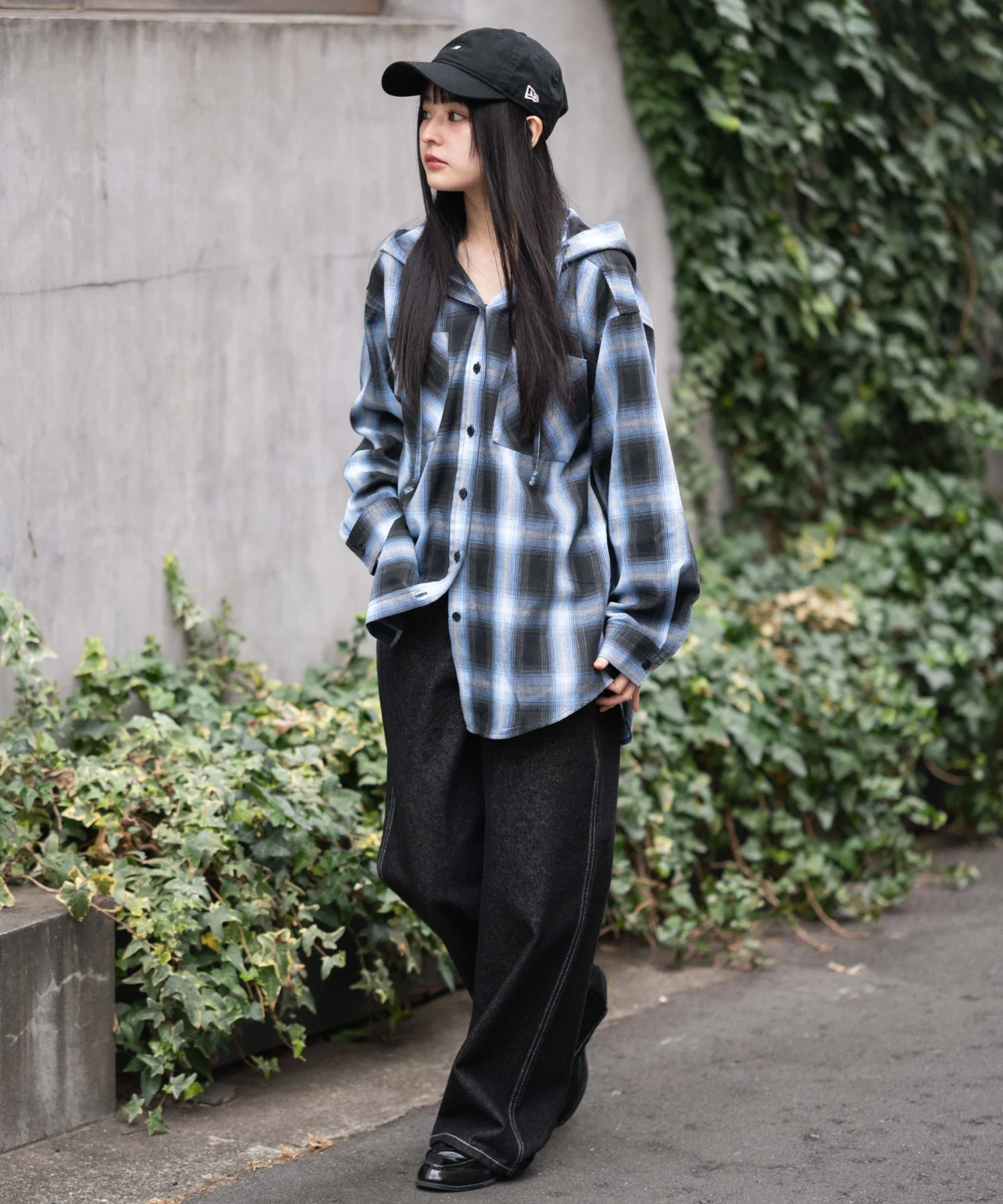 フードチェックシャツ - Image 31