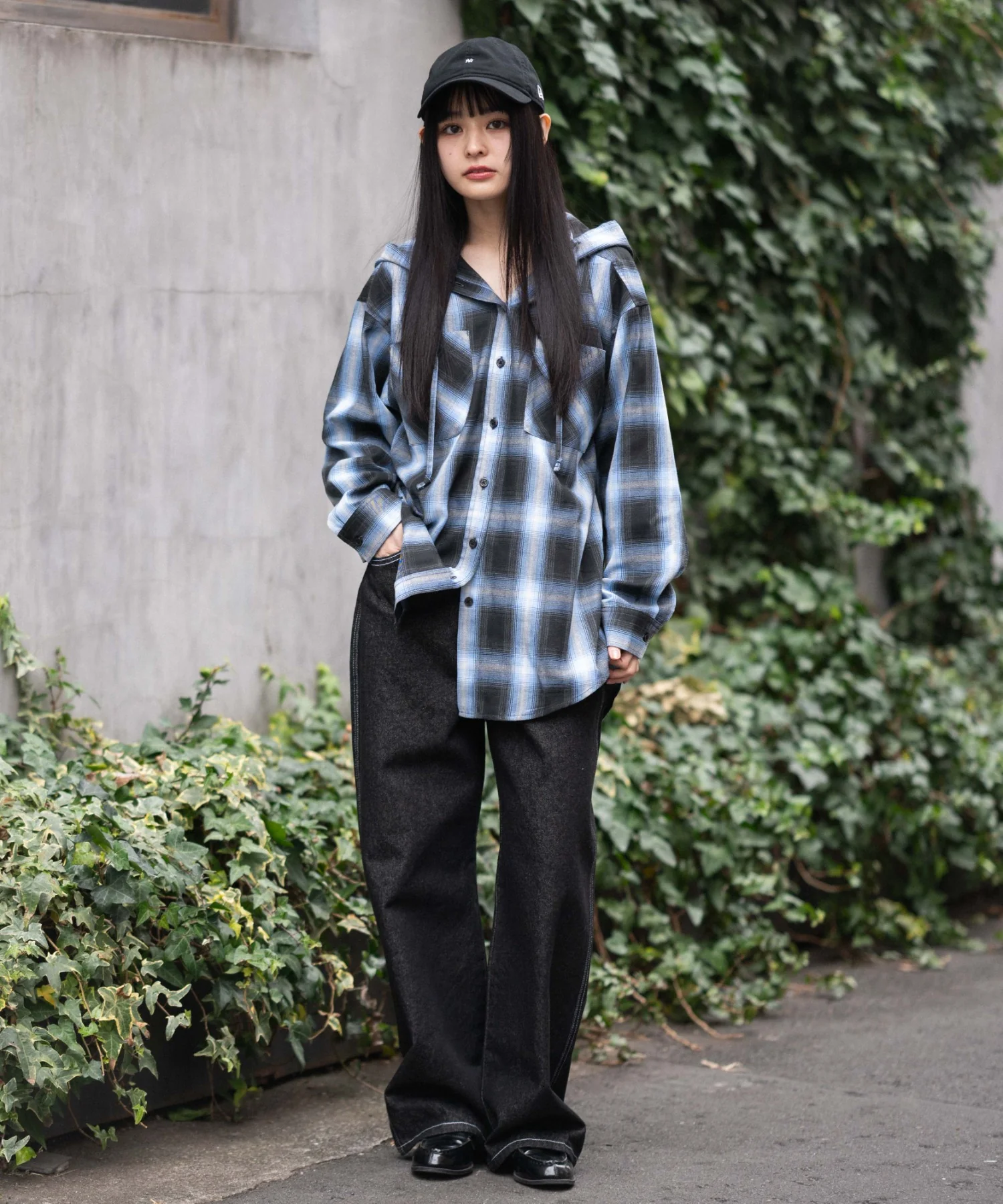 フードチェックシャツ - Image 8