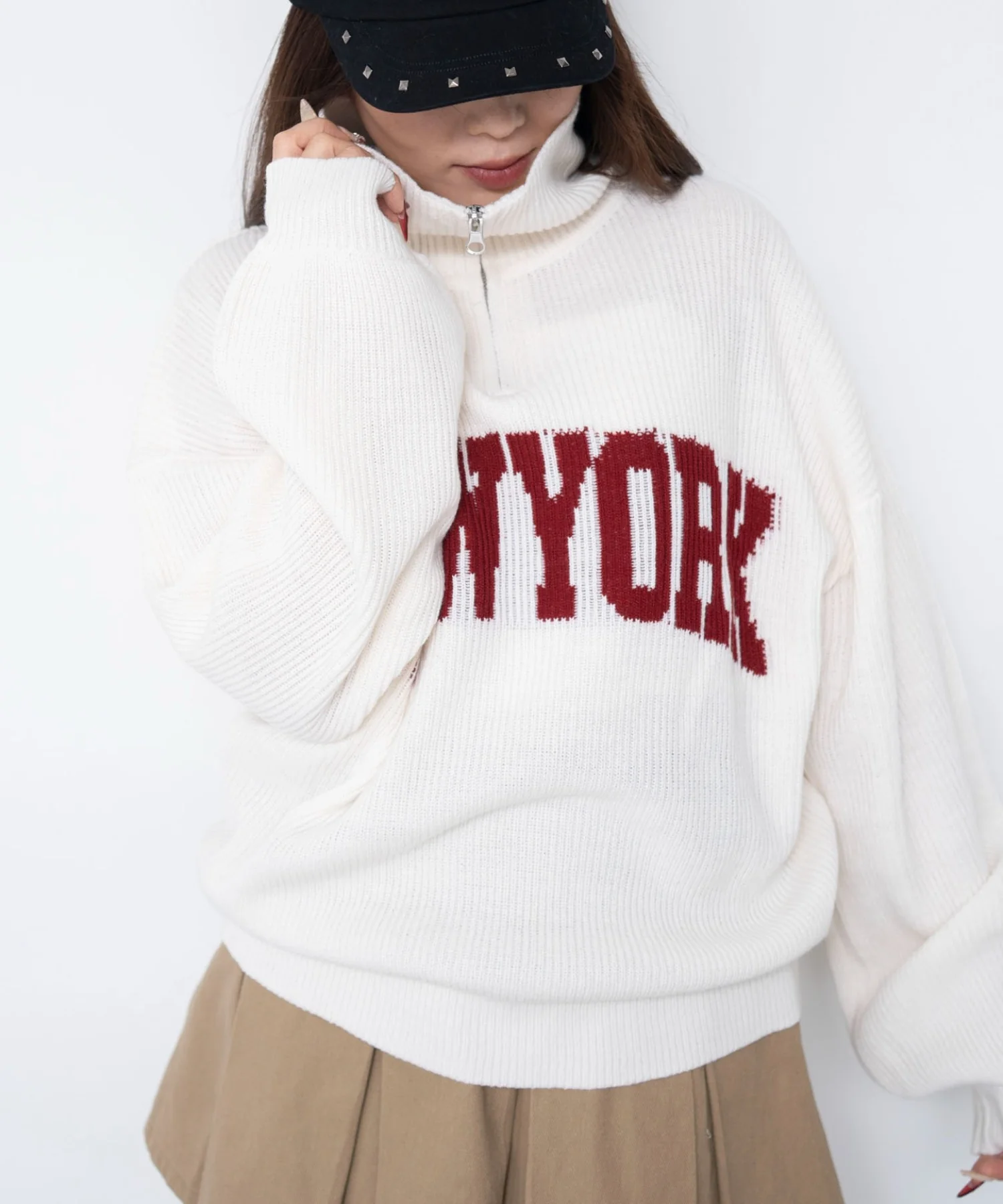 NEWYORKハーフジップニット - Image 13