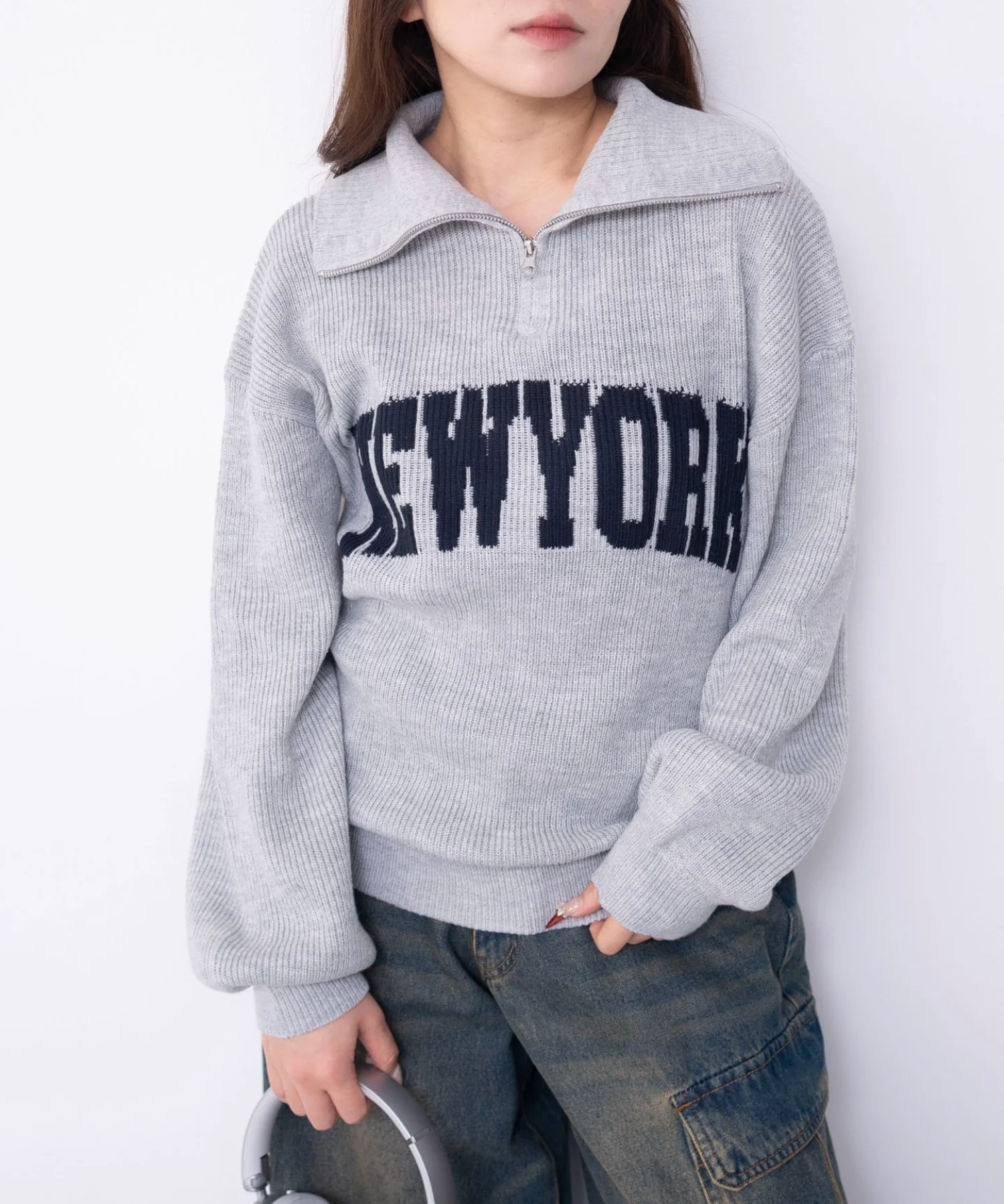 NEWYORKハーフジップニット - Image 18