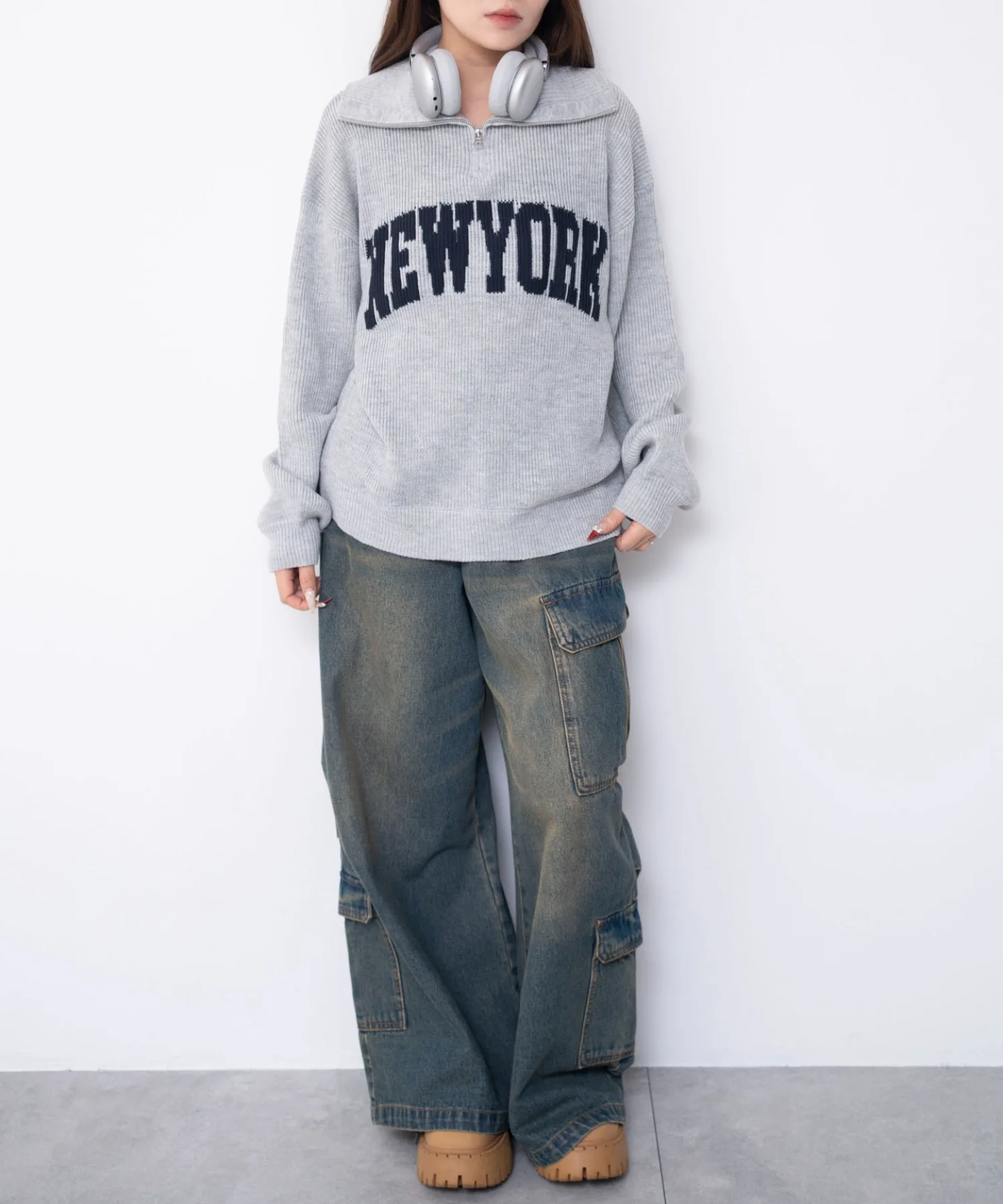 NEWYORKハーフジップニット - Image 19