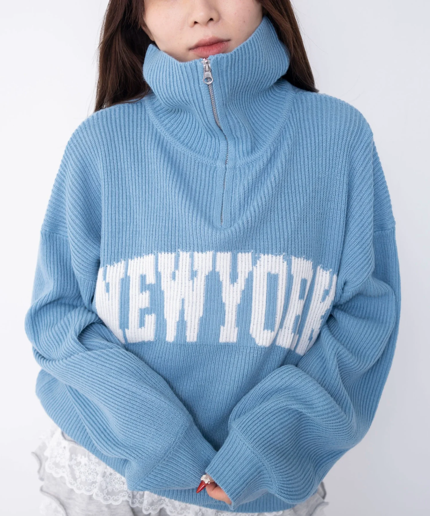 NEWYORKハーフジップニット - Image 23