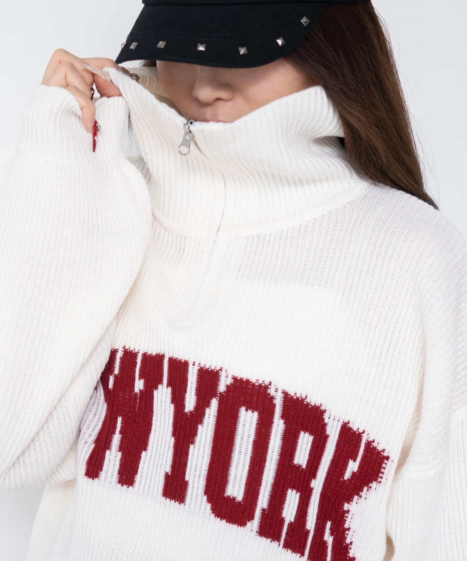 NEWYORKハーフジップニット - Image 7