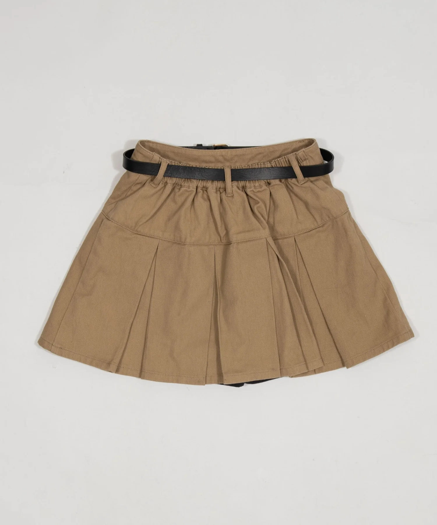 ベルト付きツイルプリーツスカパン - Image 21