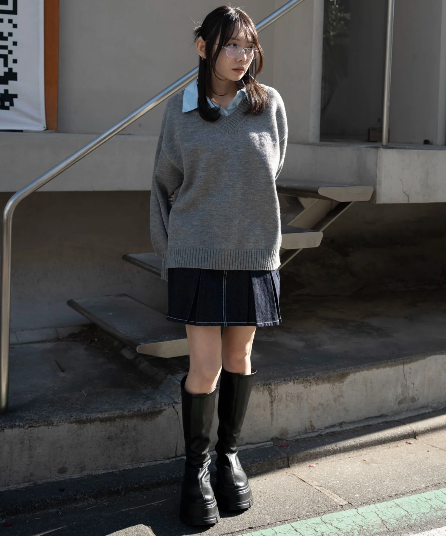 シャツドッキングニットプルオーバー - Image 14