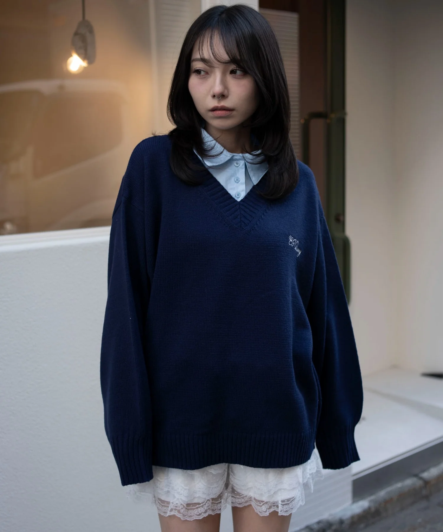 シャツドッキングニットプルオーバー - Image 15