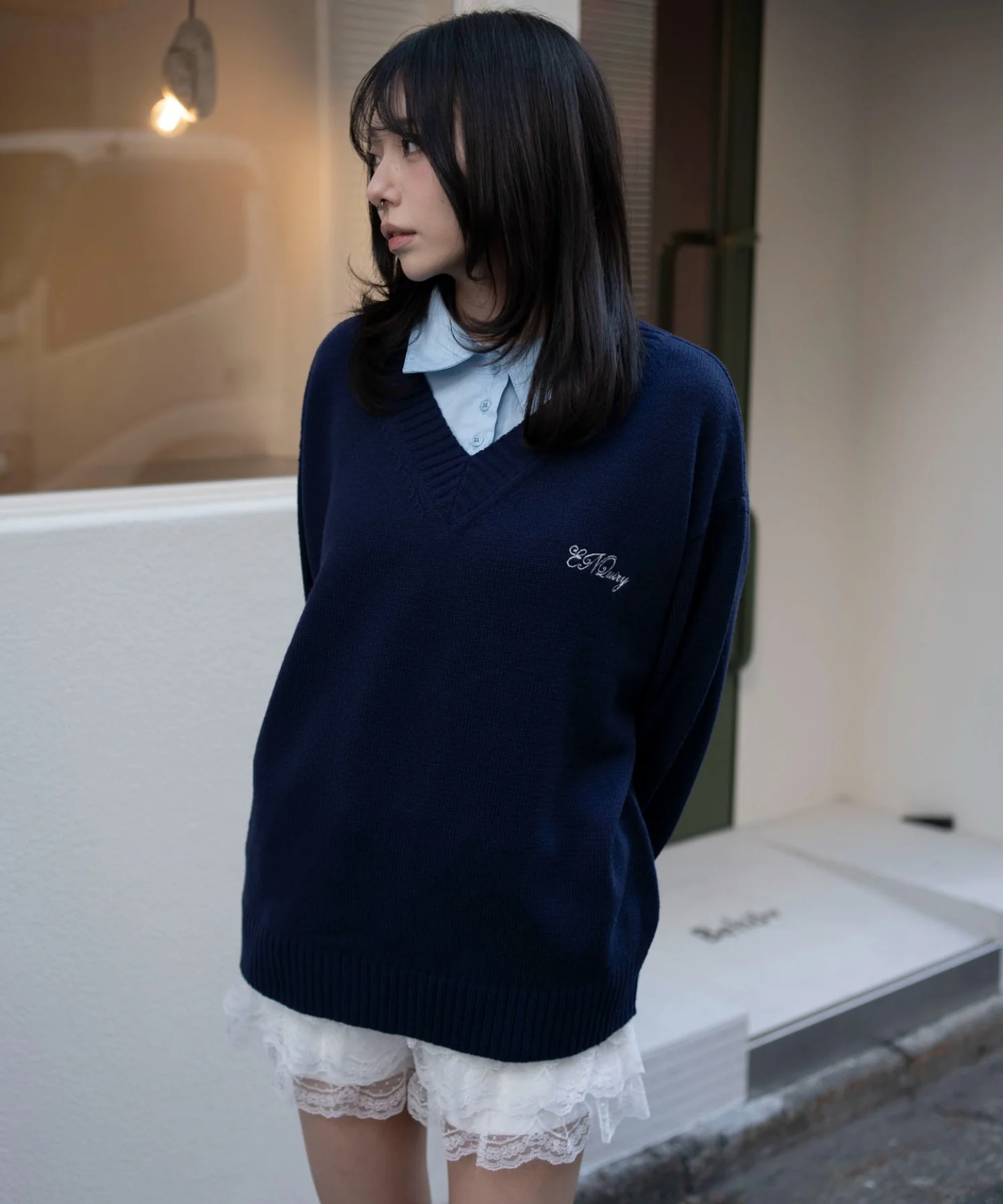 シャツドッキングニットプルオーバー - Image 16