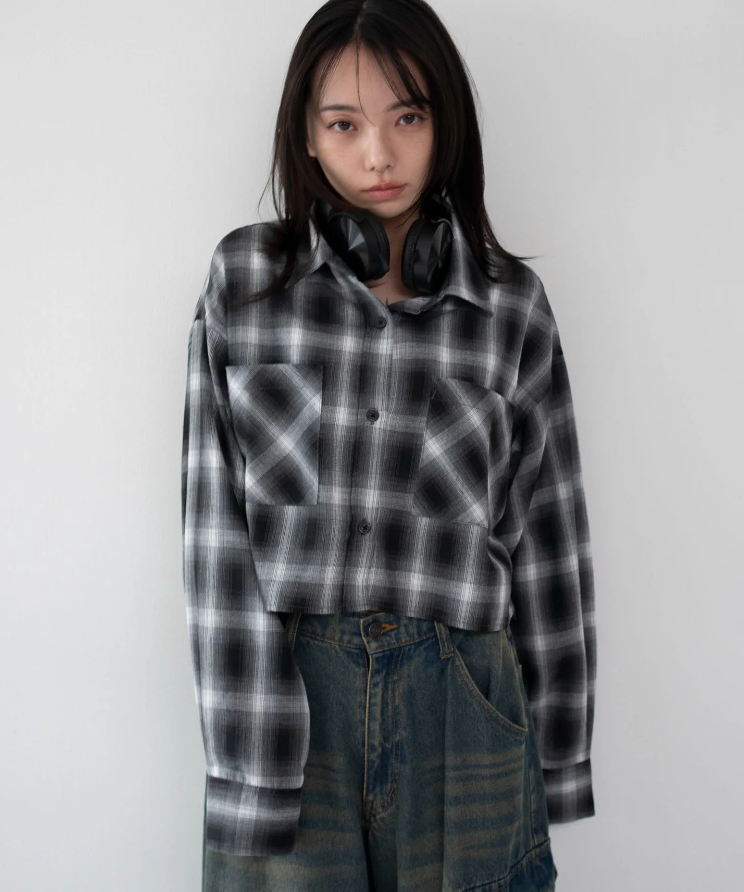 ショートチェックシャツ - Image 10