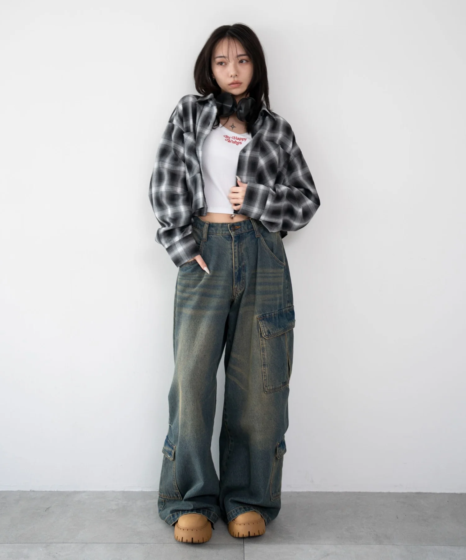 ショートチェックシャツ - Image 13