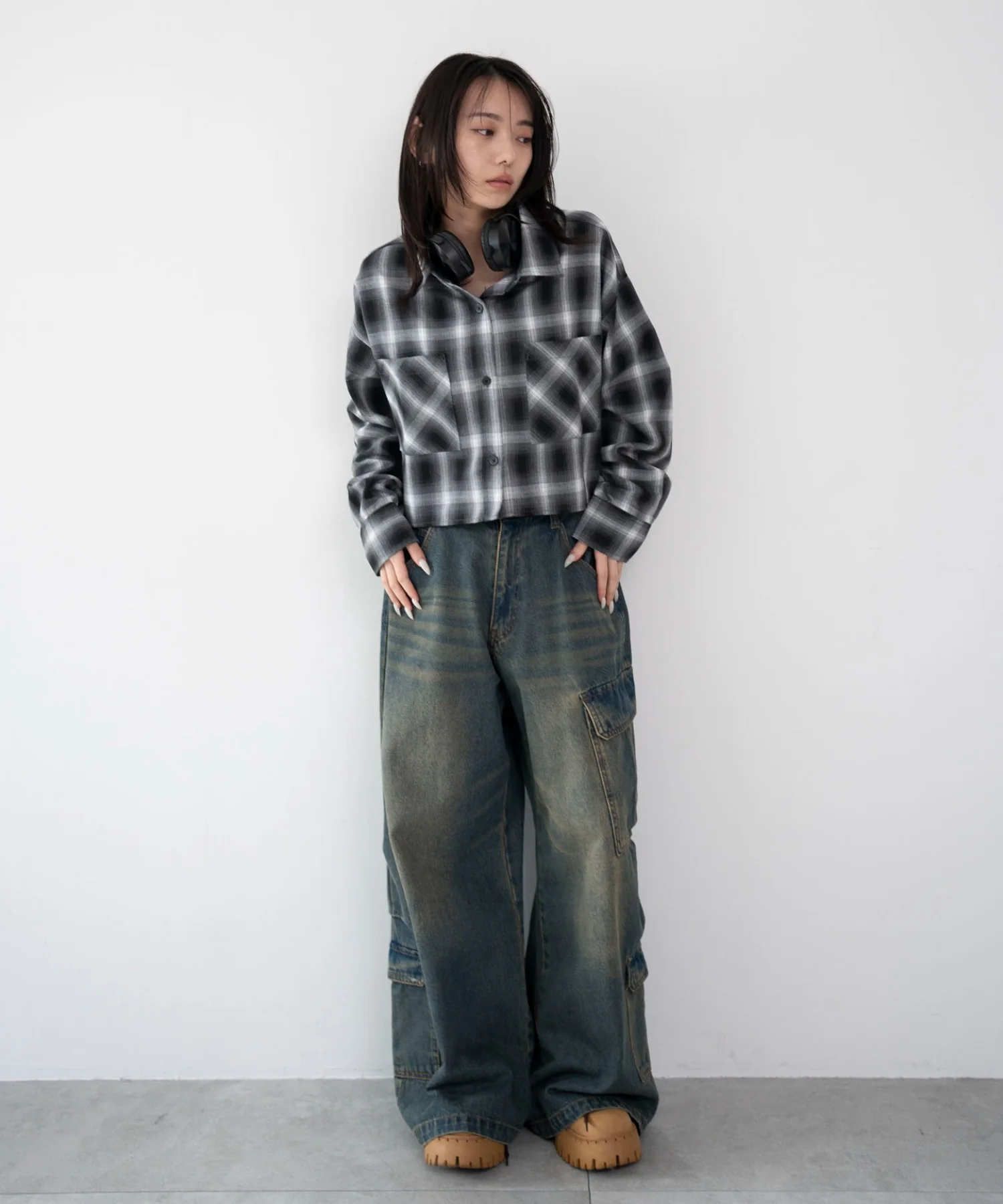 ショートチェックシャツ - Image 14