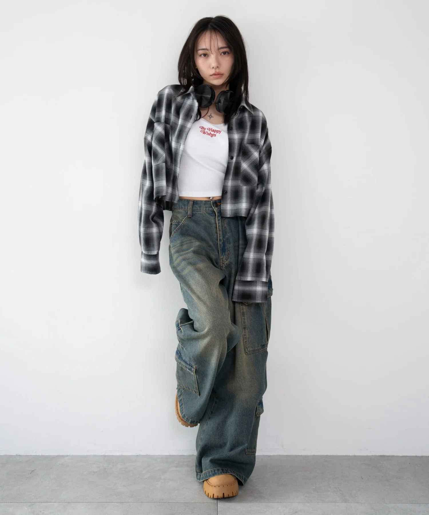 ショートチェックシャツ - Image 3