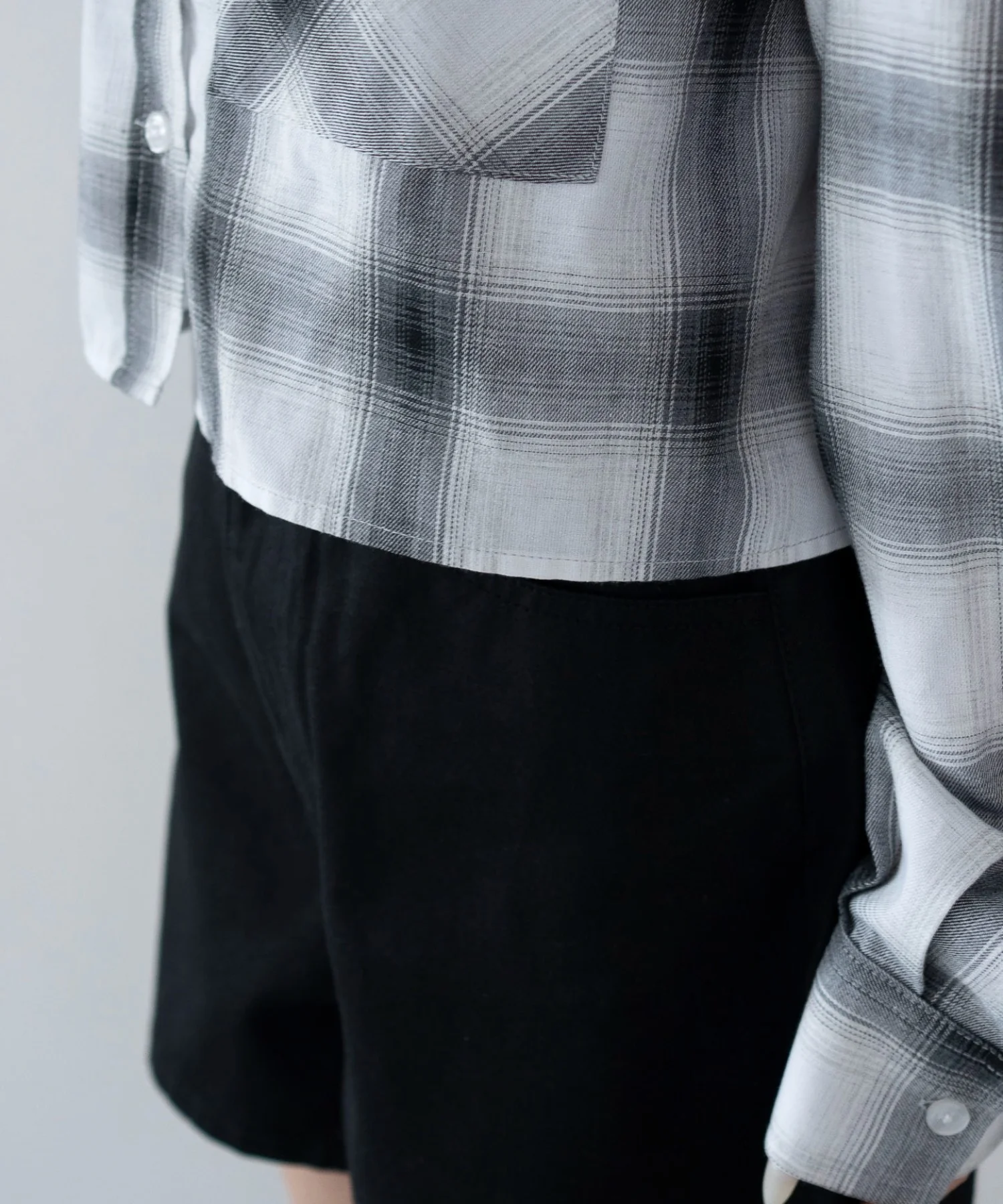 ショートチェックシャツ - Image 7