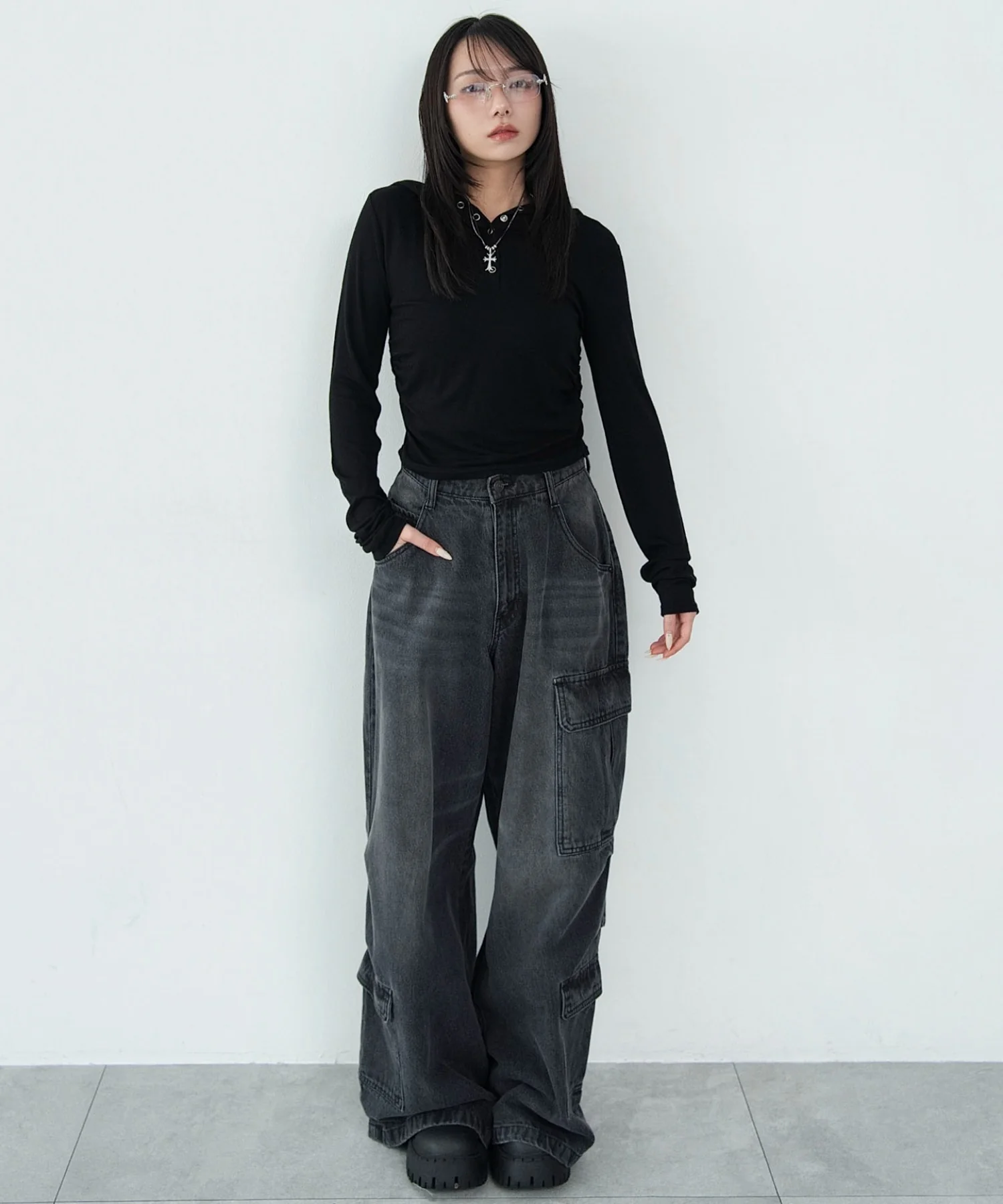 ヘンリーネックフードロンT - Image 6