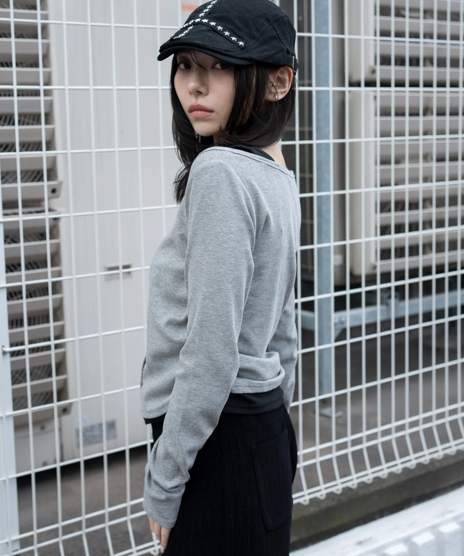 カーデドッキングレイヤードロンT - Image 17