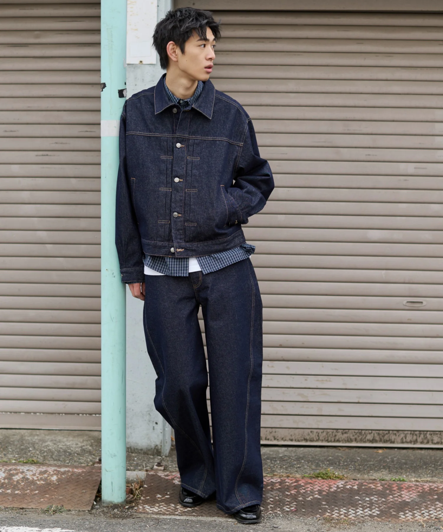 リジットデニムジャケット - Image 4