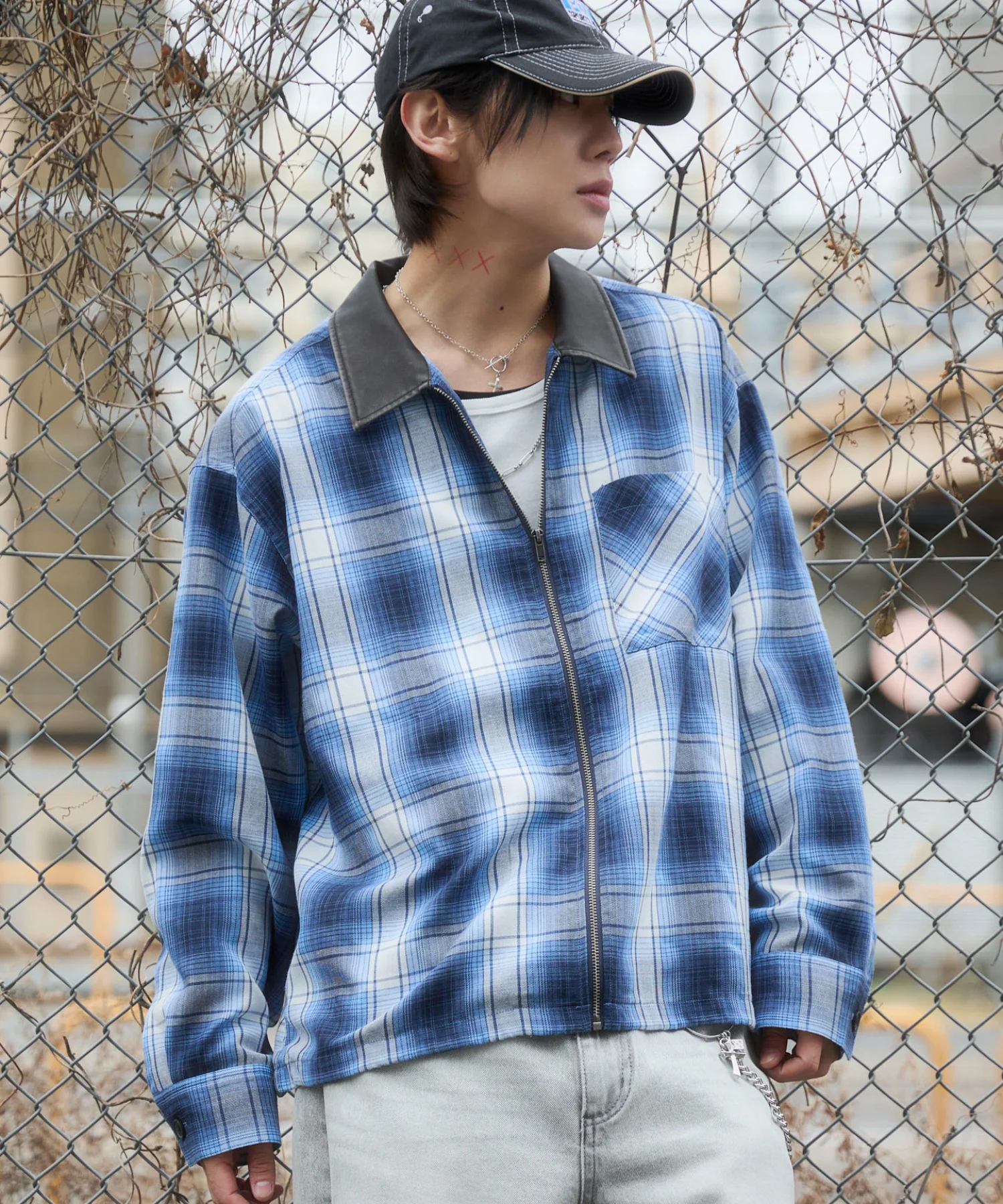 オンブレチェックシャツジャケット - Image 12