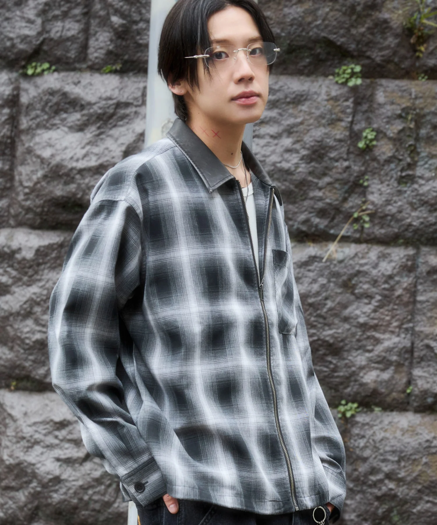 オンブレチェックシャツジャケット - Image 18