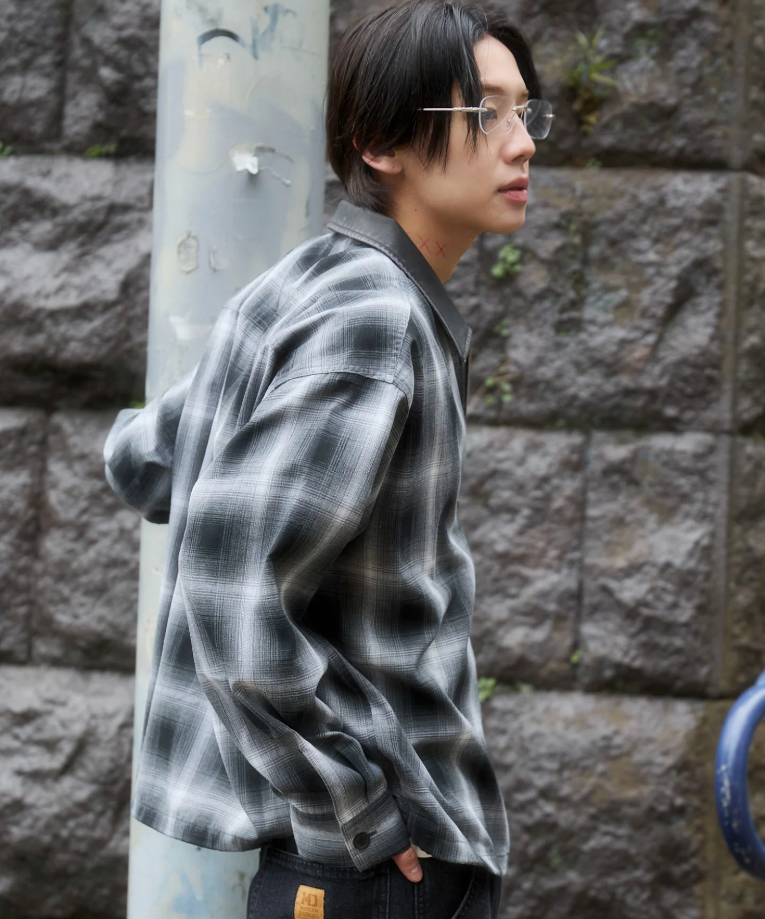 オンブレチェックシャツジャケット - Image 19