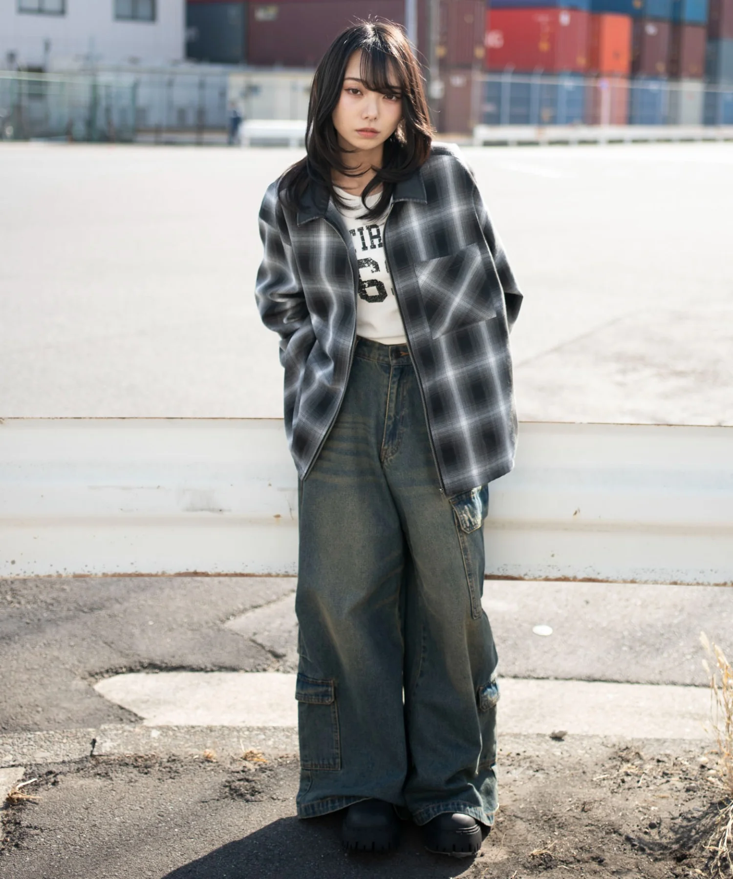 オンブレチェックシャツジャケット - Image 26