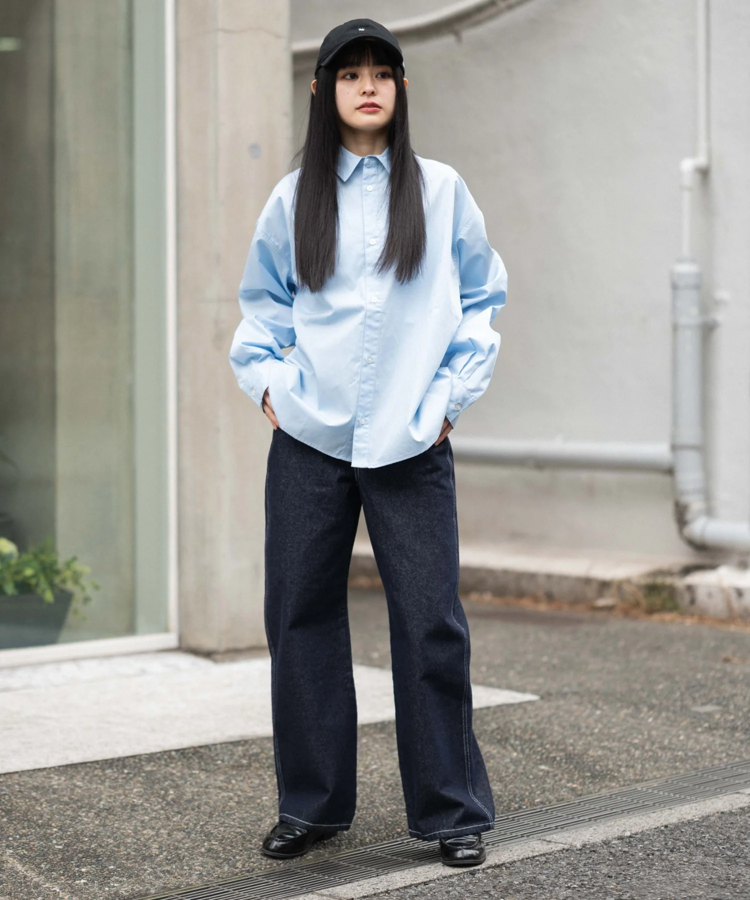 クロップドブロードシャツ - Image 7