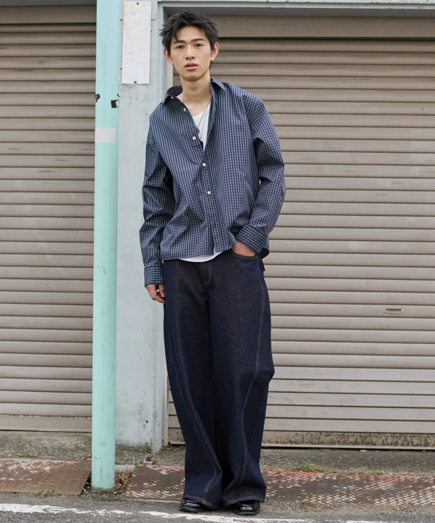 クロップドブロードシャツ - Image 8
