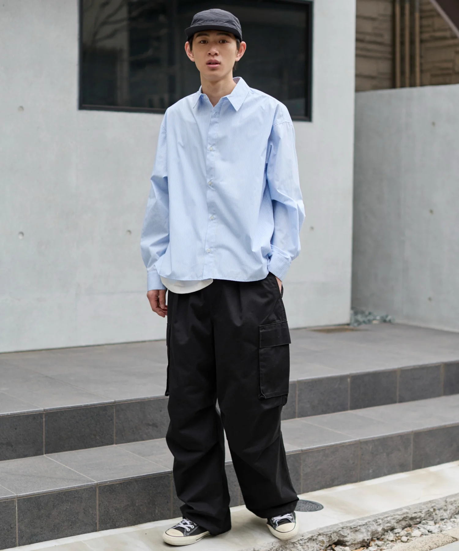 クロップドブロードシャツ - Image 9