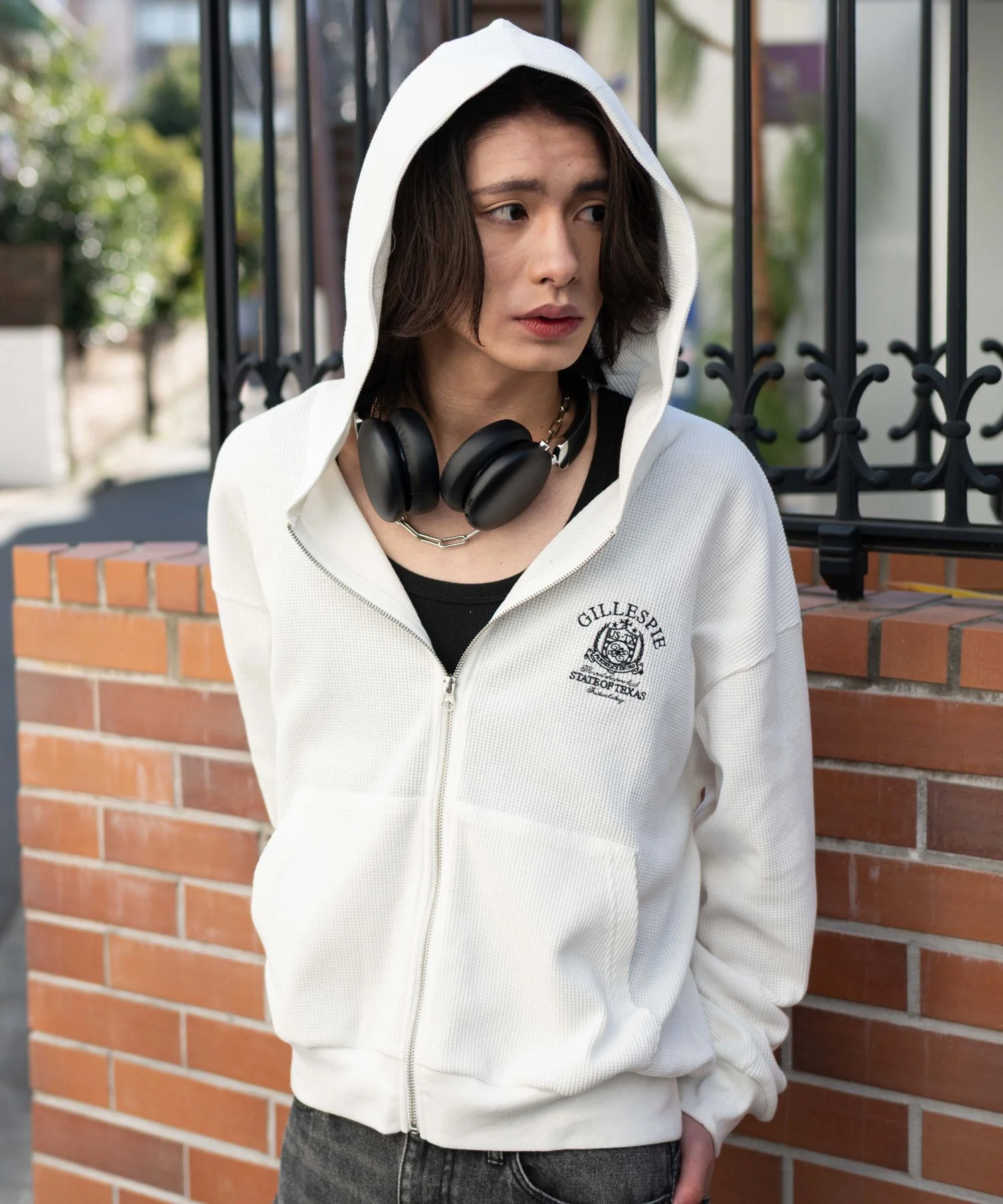 ワッフルZIPパーカー - Image 11