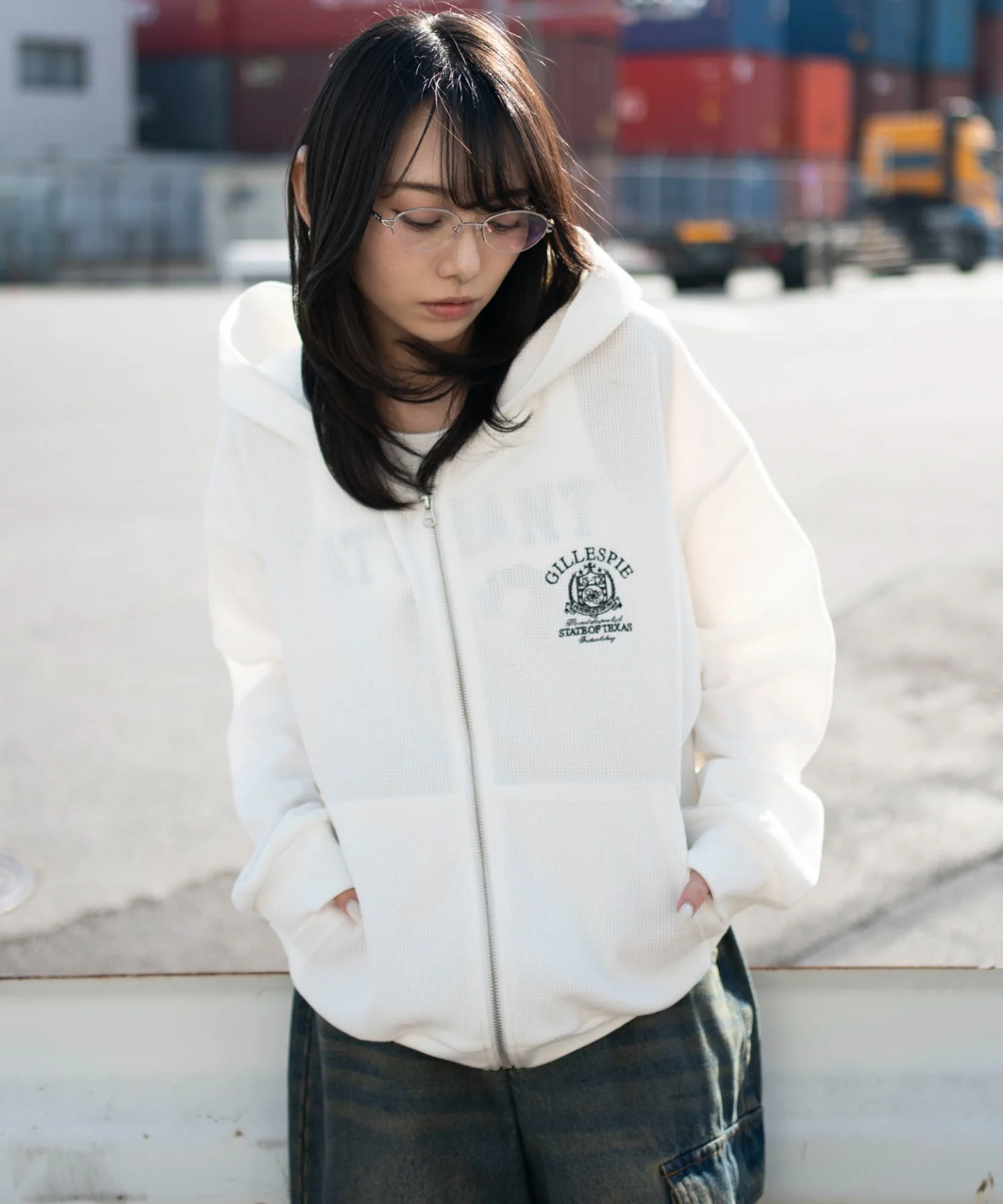 ワッフルZIPパーカー - Image 14