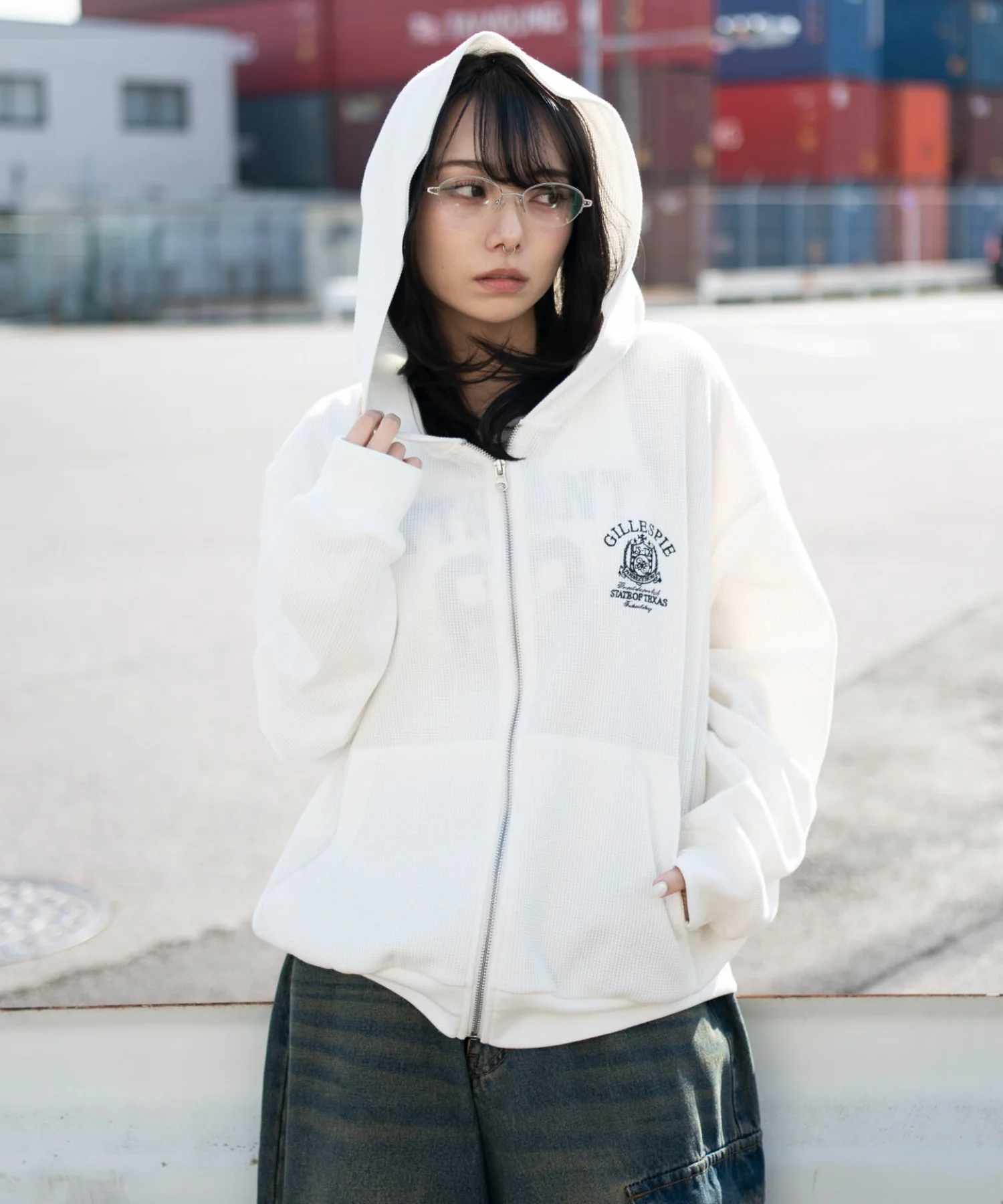 ワッフルZIPパーカー - Image 16