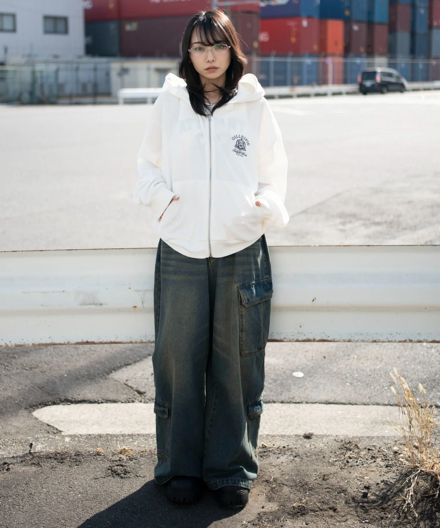 ワッフルZIPパーカー - Image 17