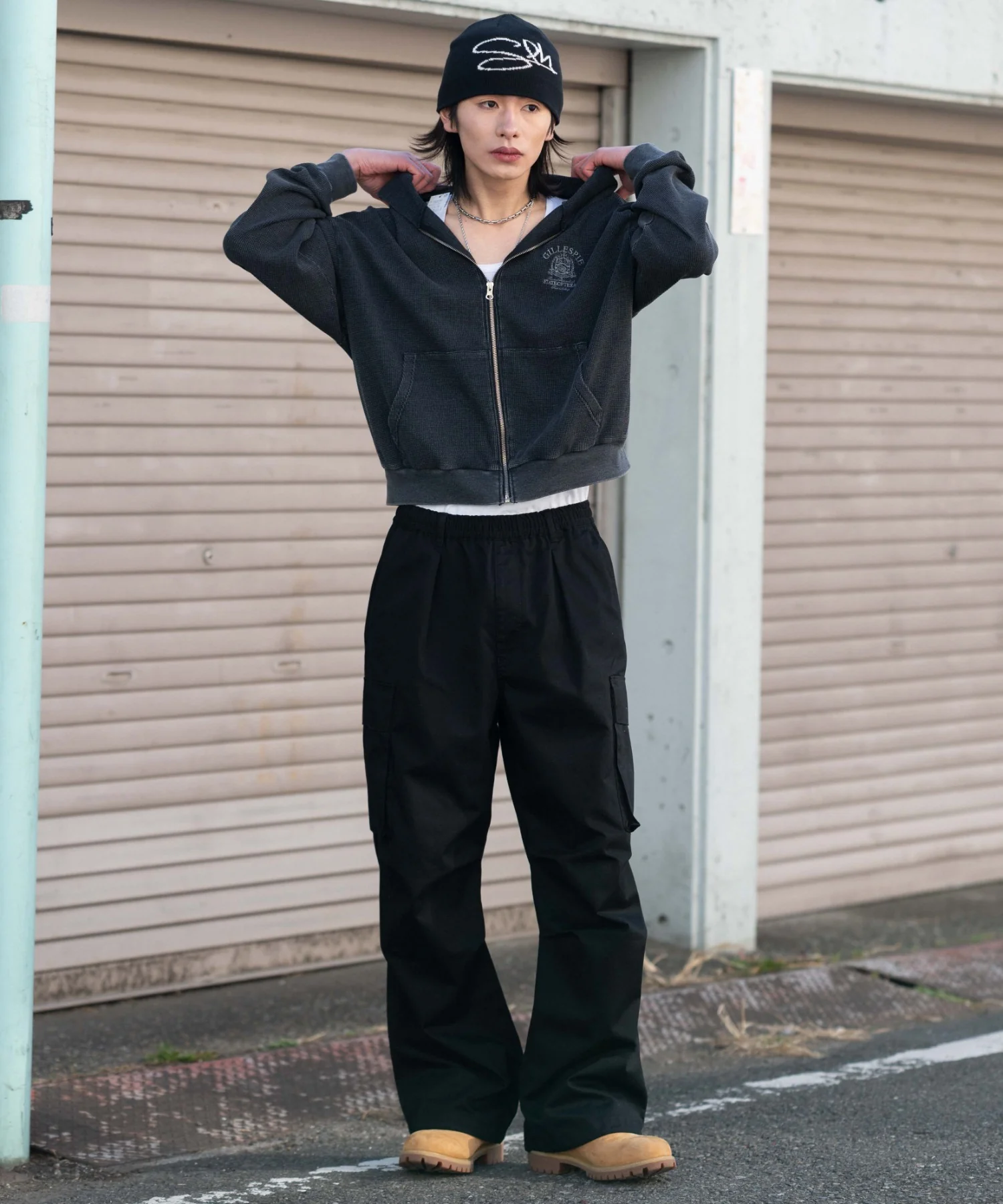 ワッフルZIPパーカー - Image 24