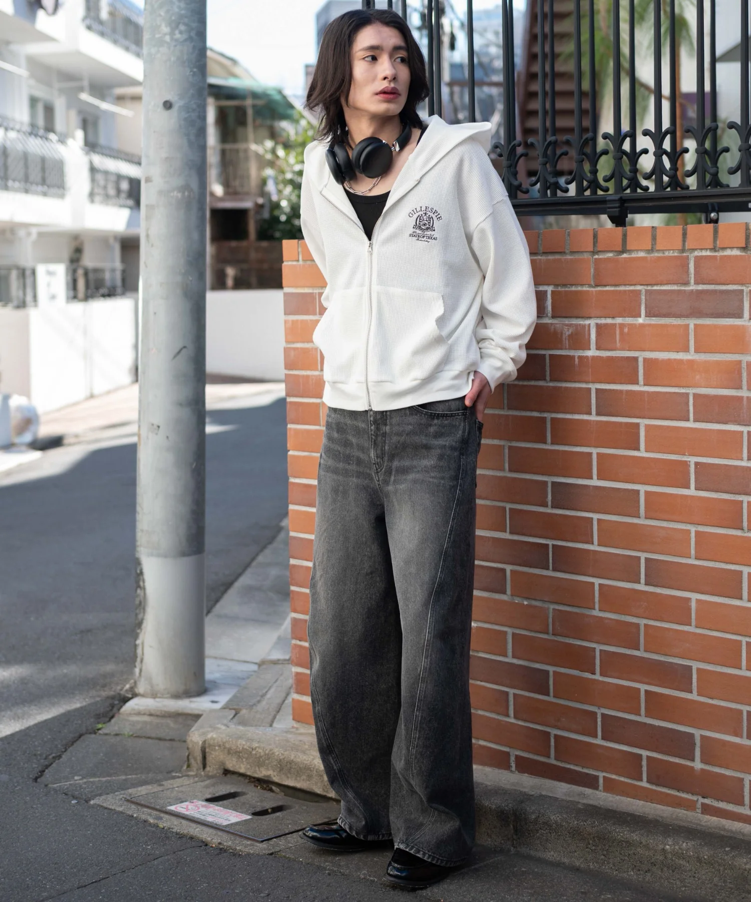 ワッフルZIPパーカー - Image 3