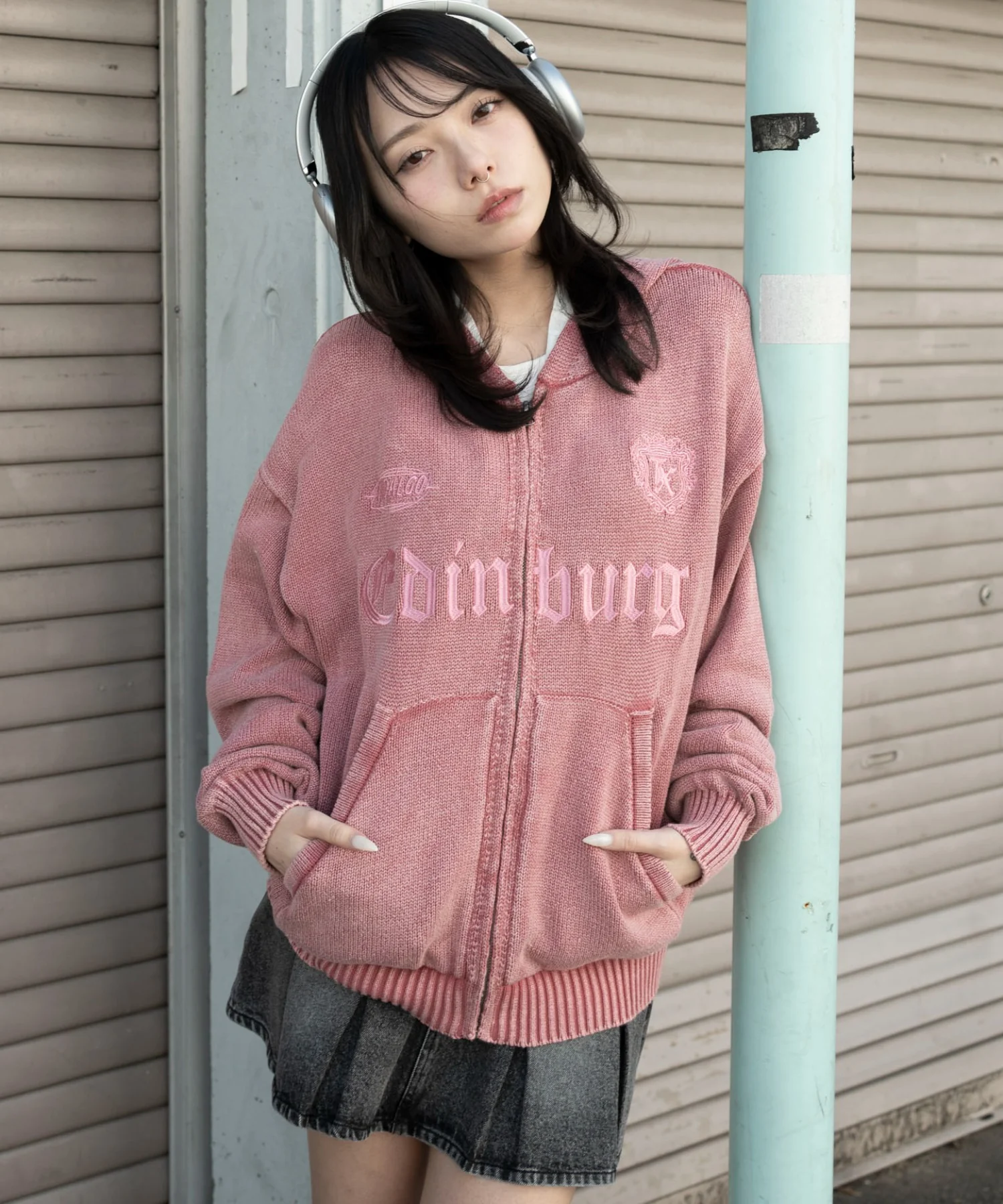 ブリーチニットグラフィックZIPパーカー - Image 14