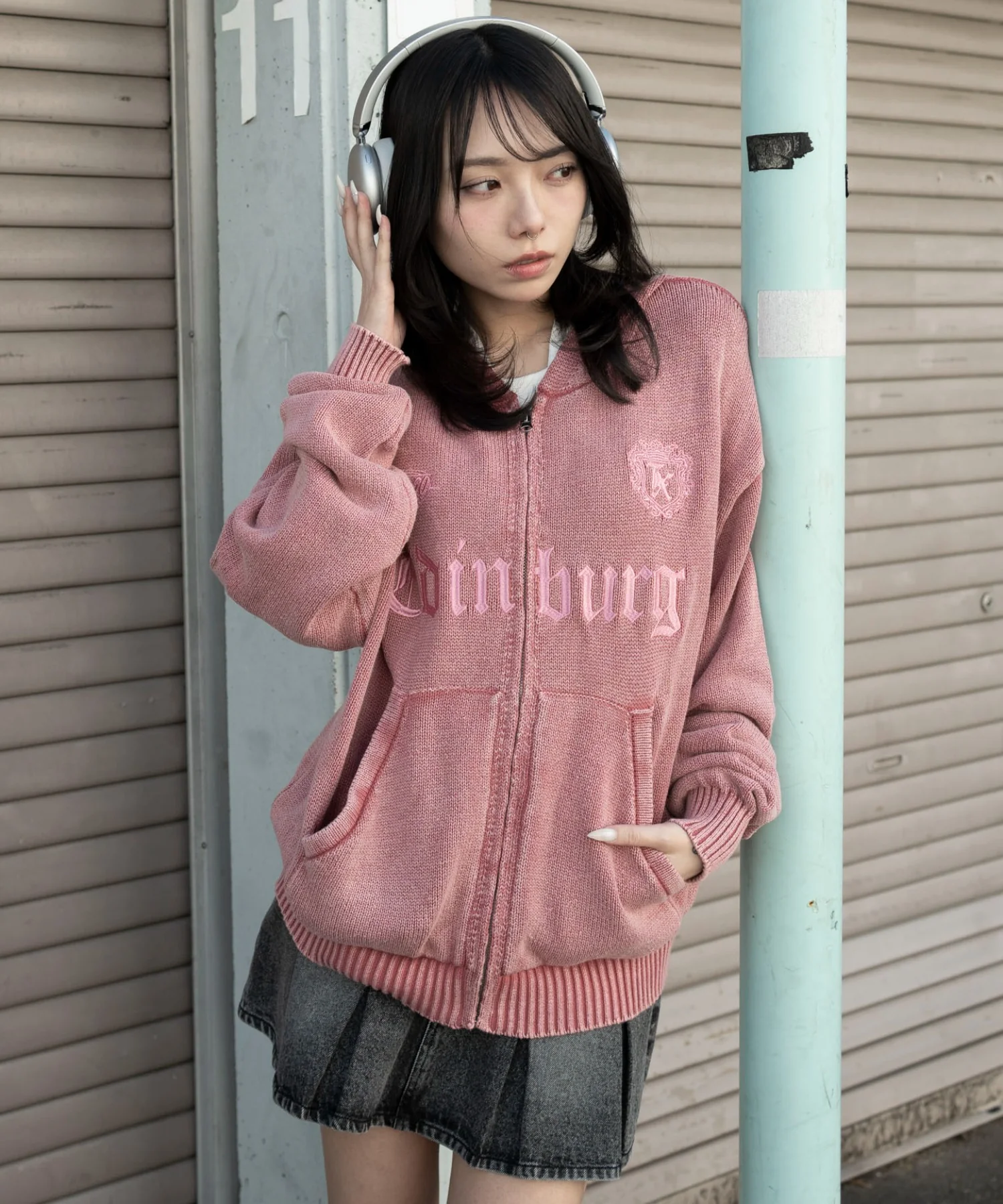ブリーチニットグラフィックZIPパーカー - Image 15