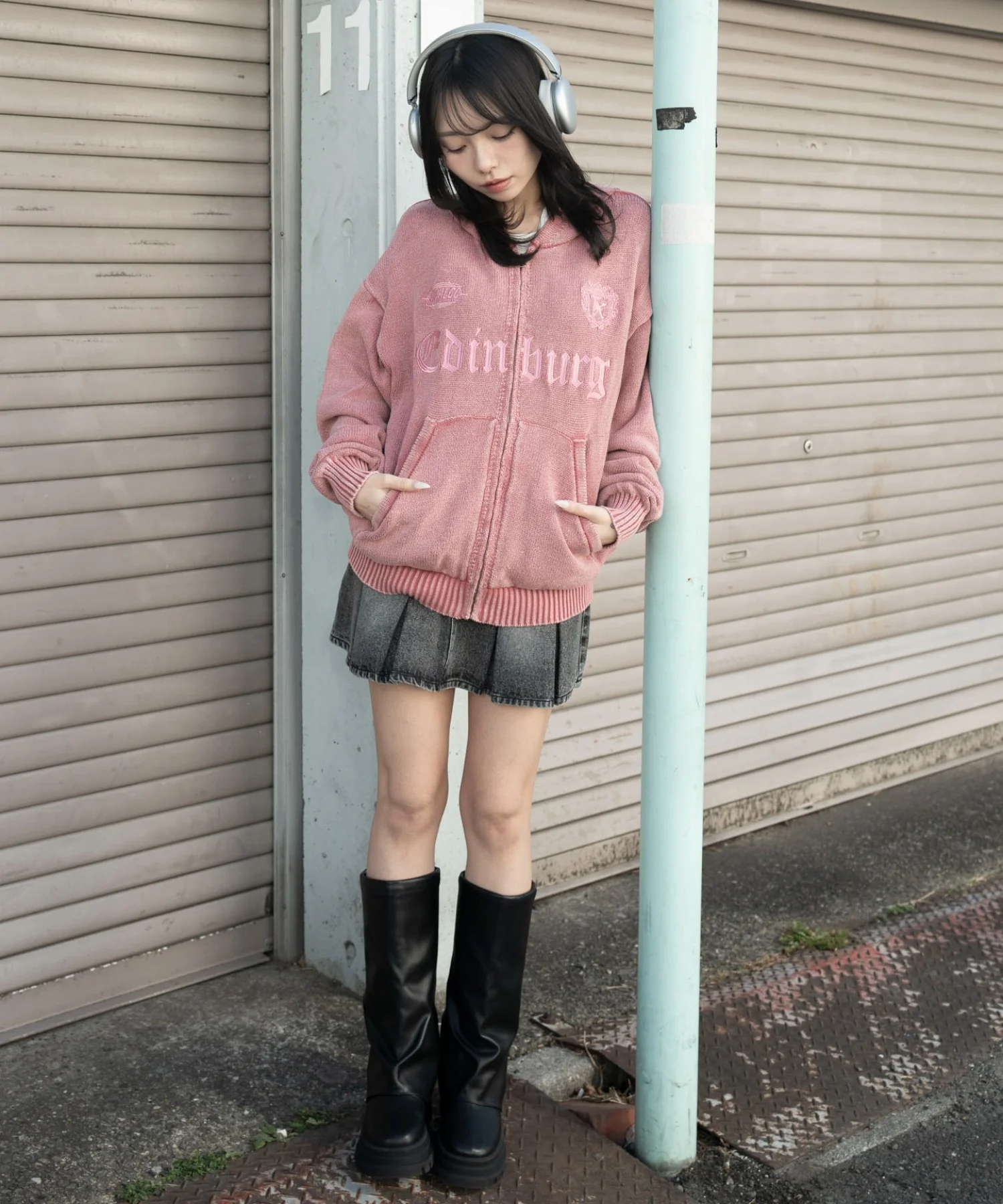 ブリーチニットグラフィックZIPパーカー - Image 18