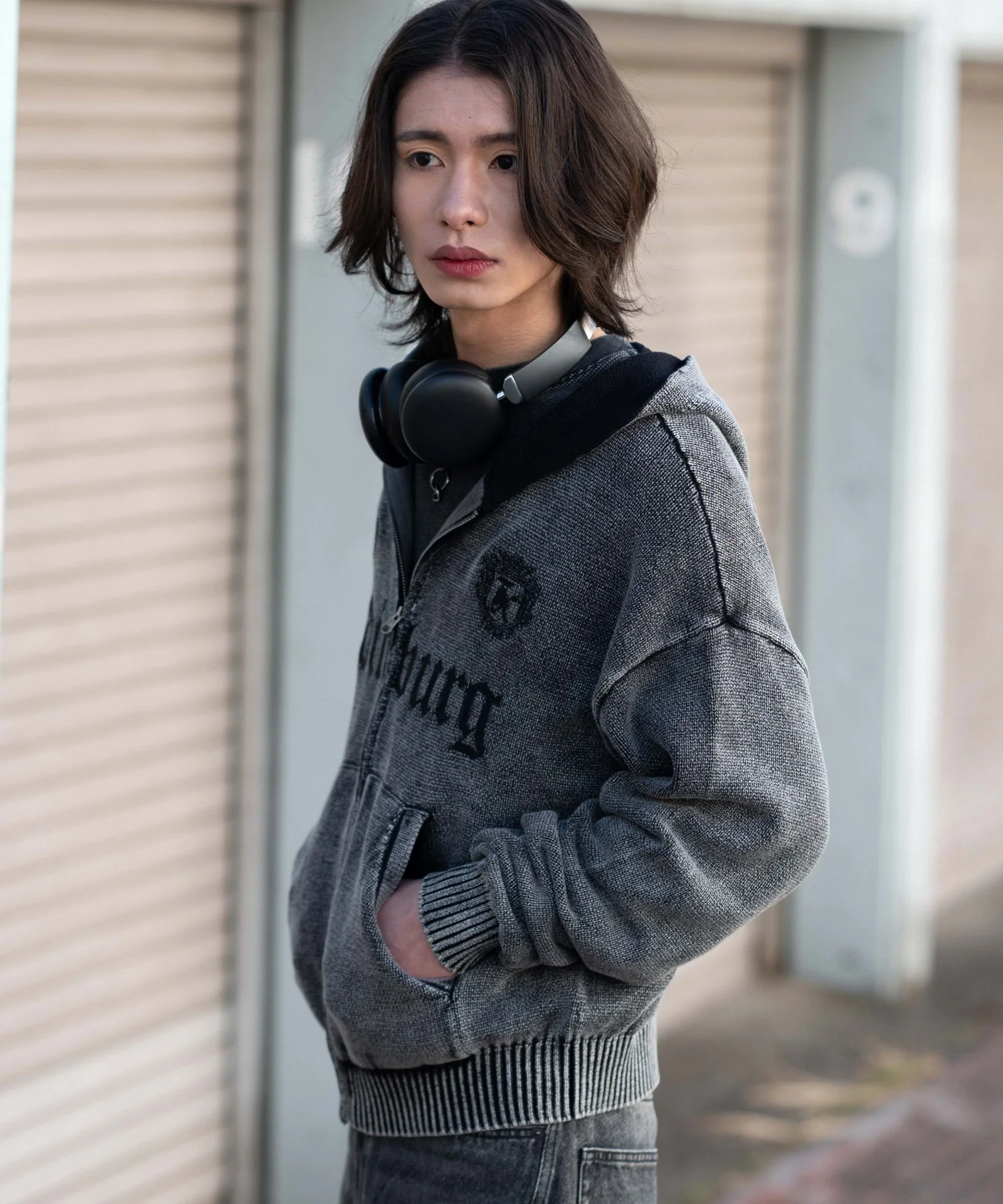 ブリーチニットグラフィックZIPパーカー - Image 22