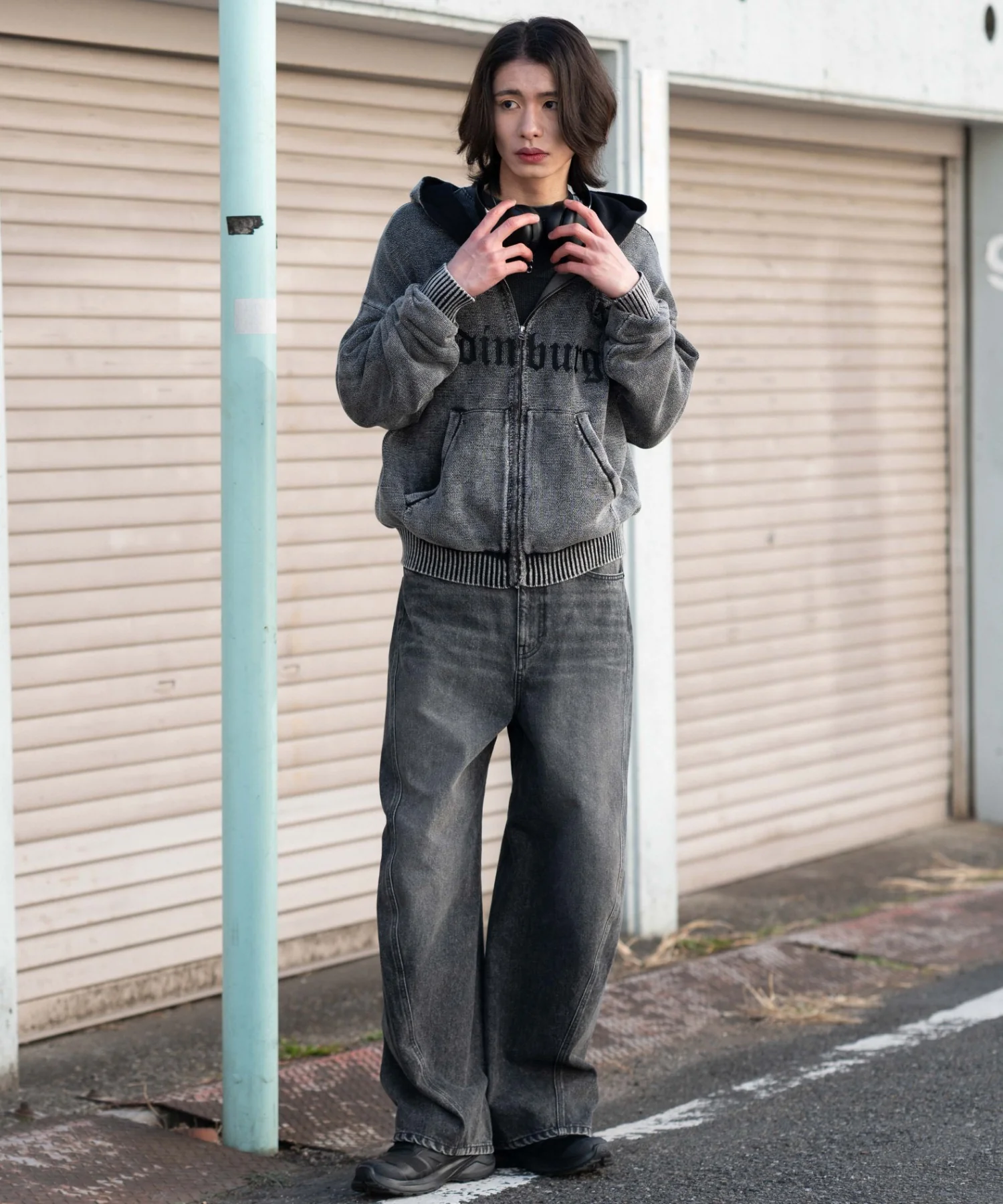 ブリーチニットグラフィックZIPパーカー - Image 24