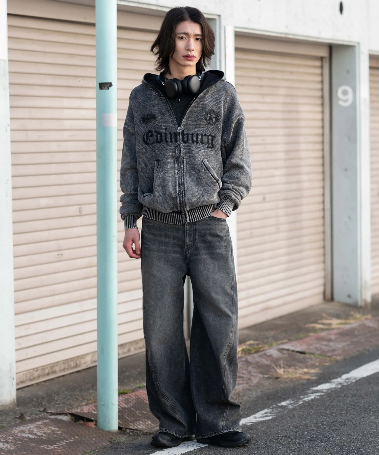 ブリーチニットグラフィックZIPパーカー - Image 5