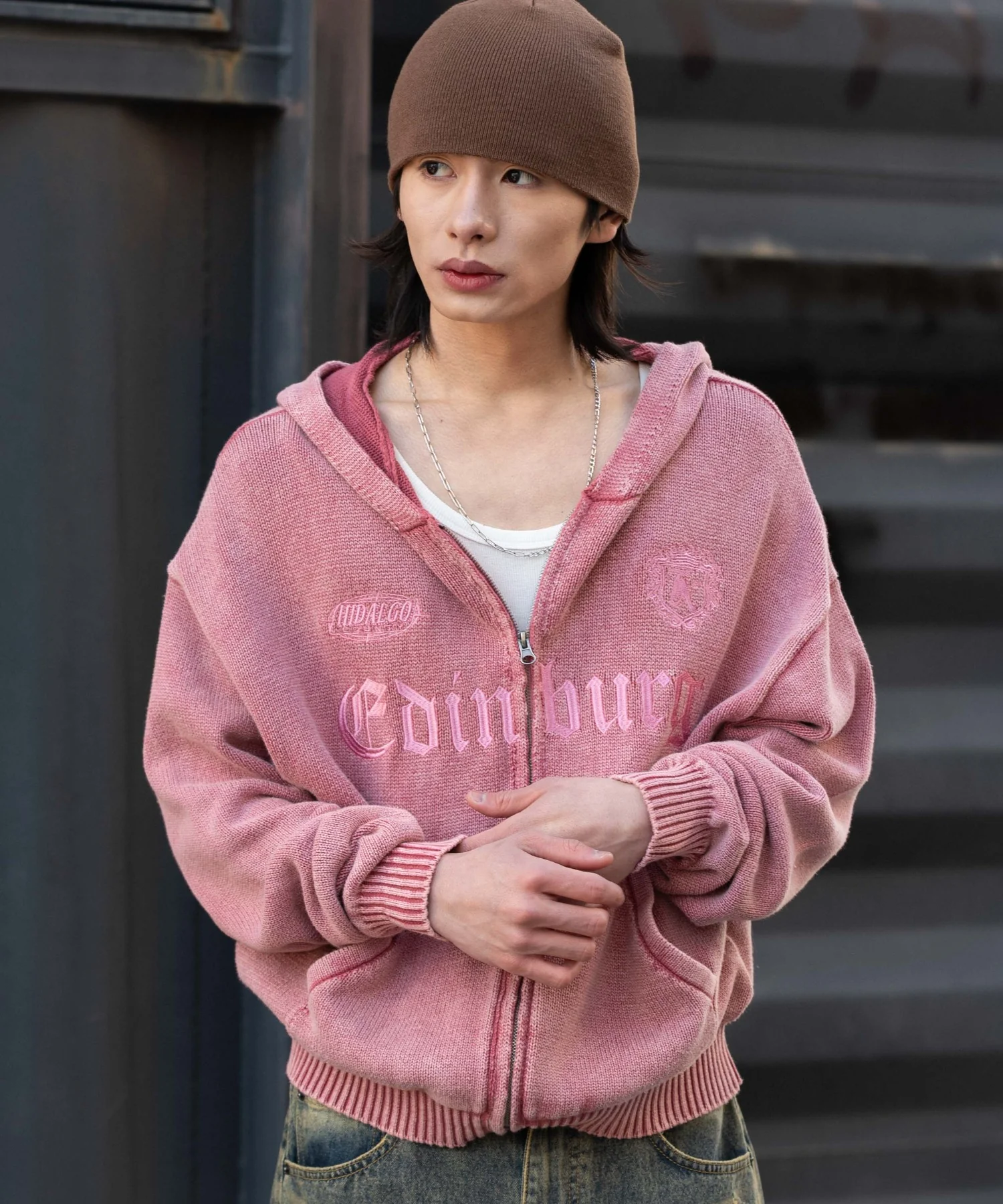ブリーチニットグラフィックZIPパーカー - Image 8