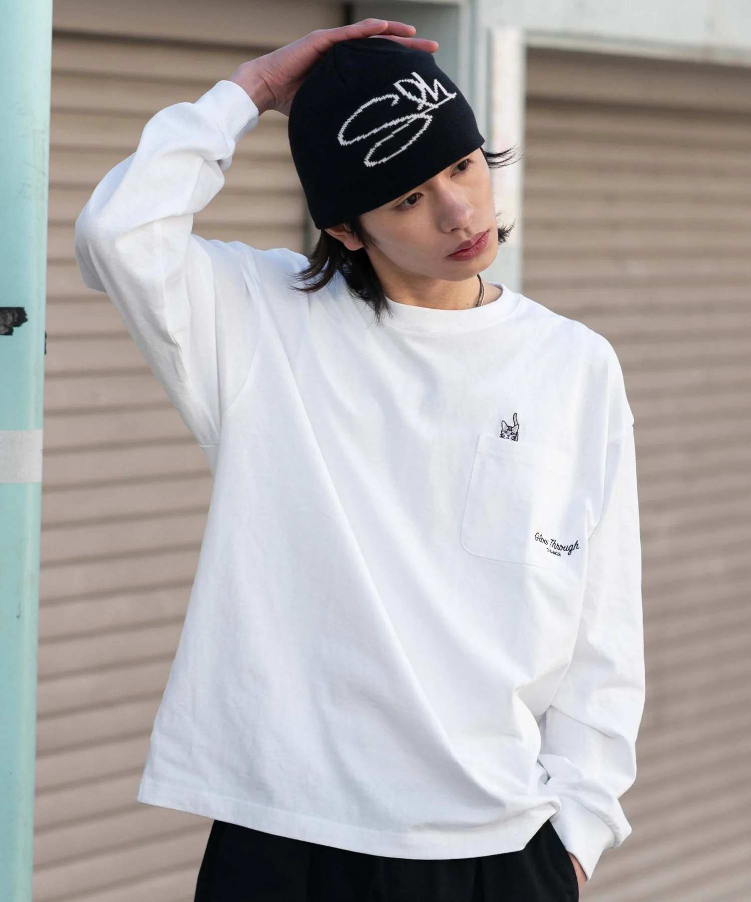 ポケット刺繍BIG　T（LS） - Image 15