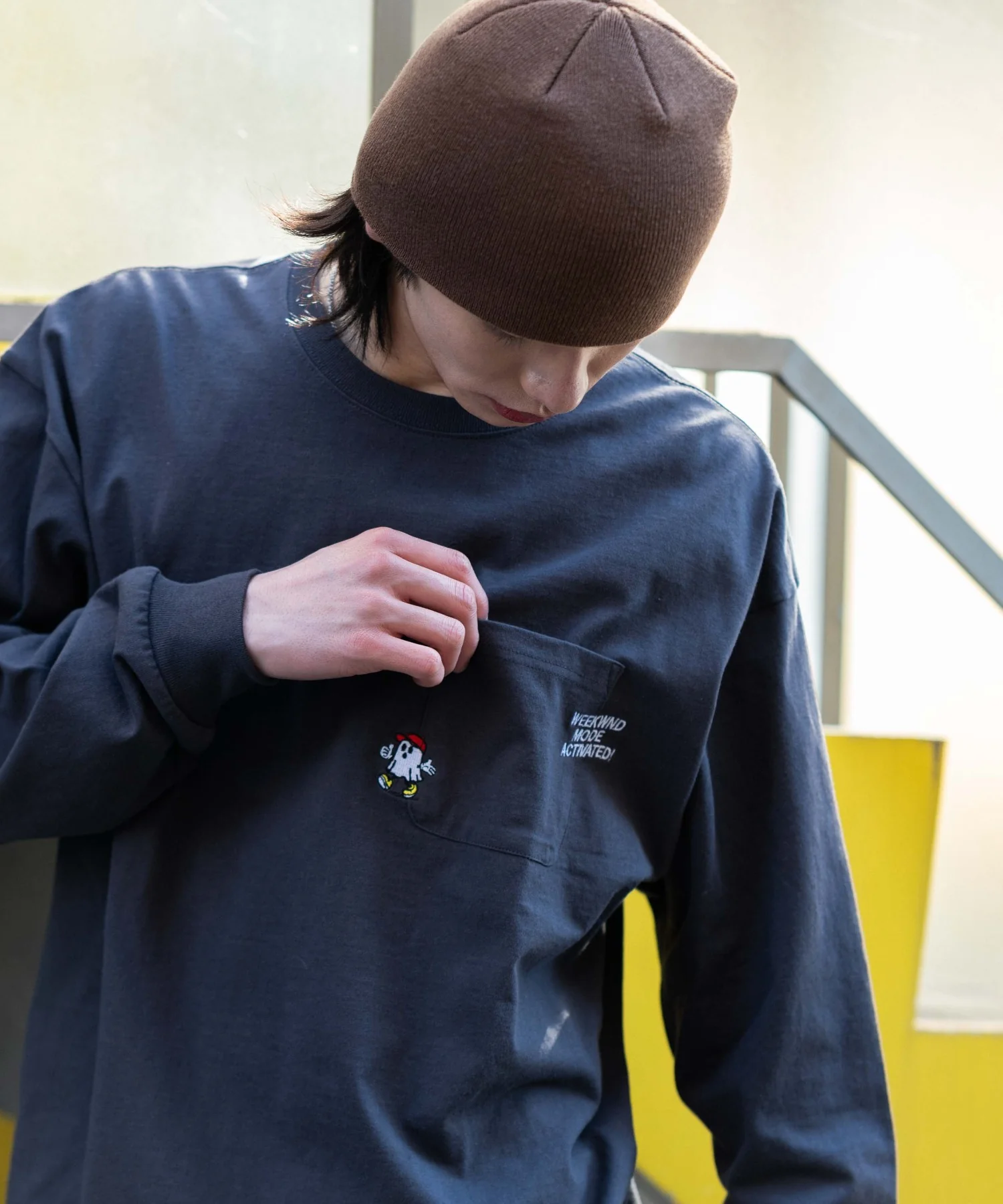 ポケット刺繍BIG　T（LS） - Image 25