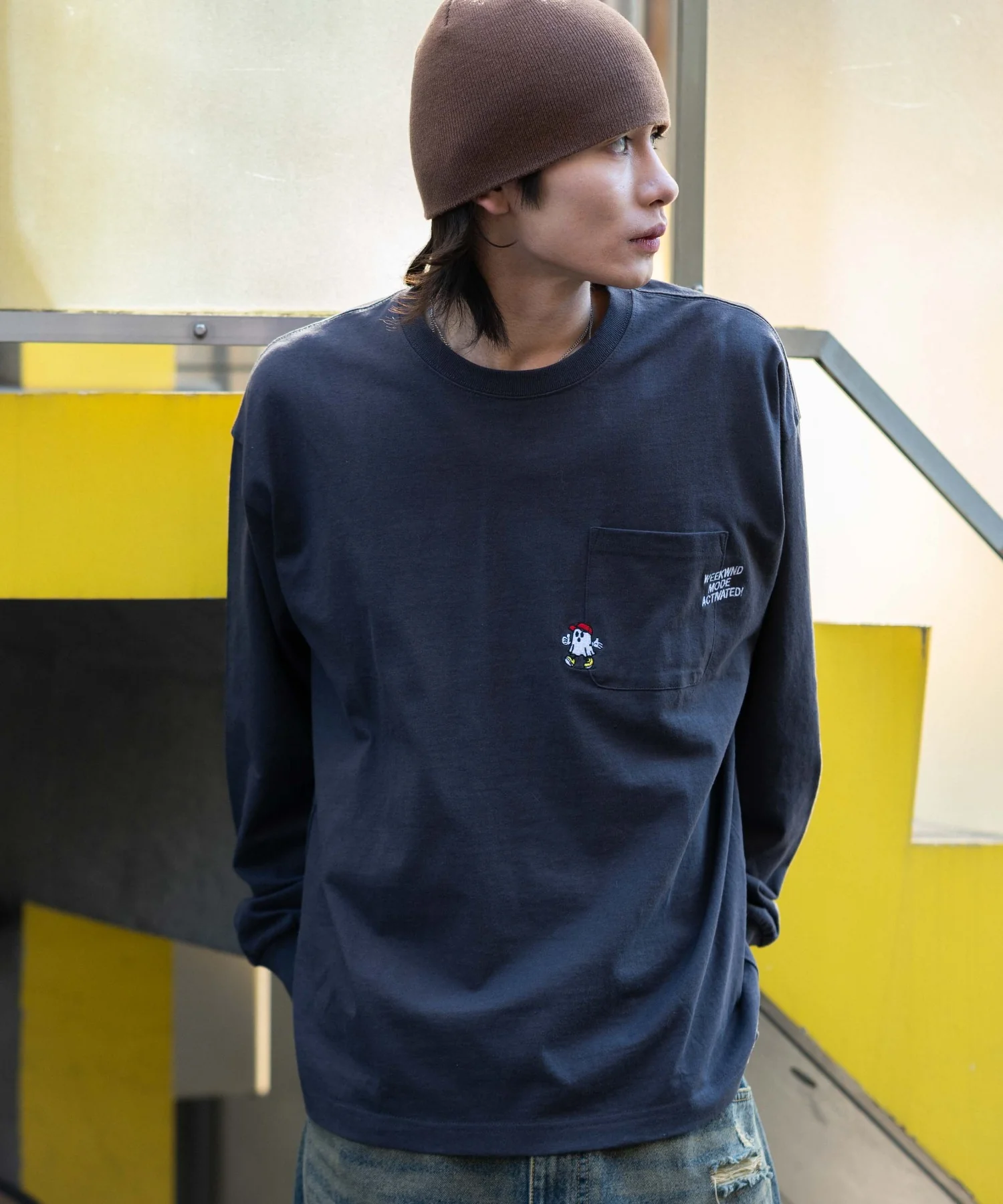 ポケット刺繍BIG　T（LS） - Image 26
