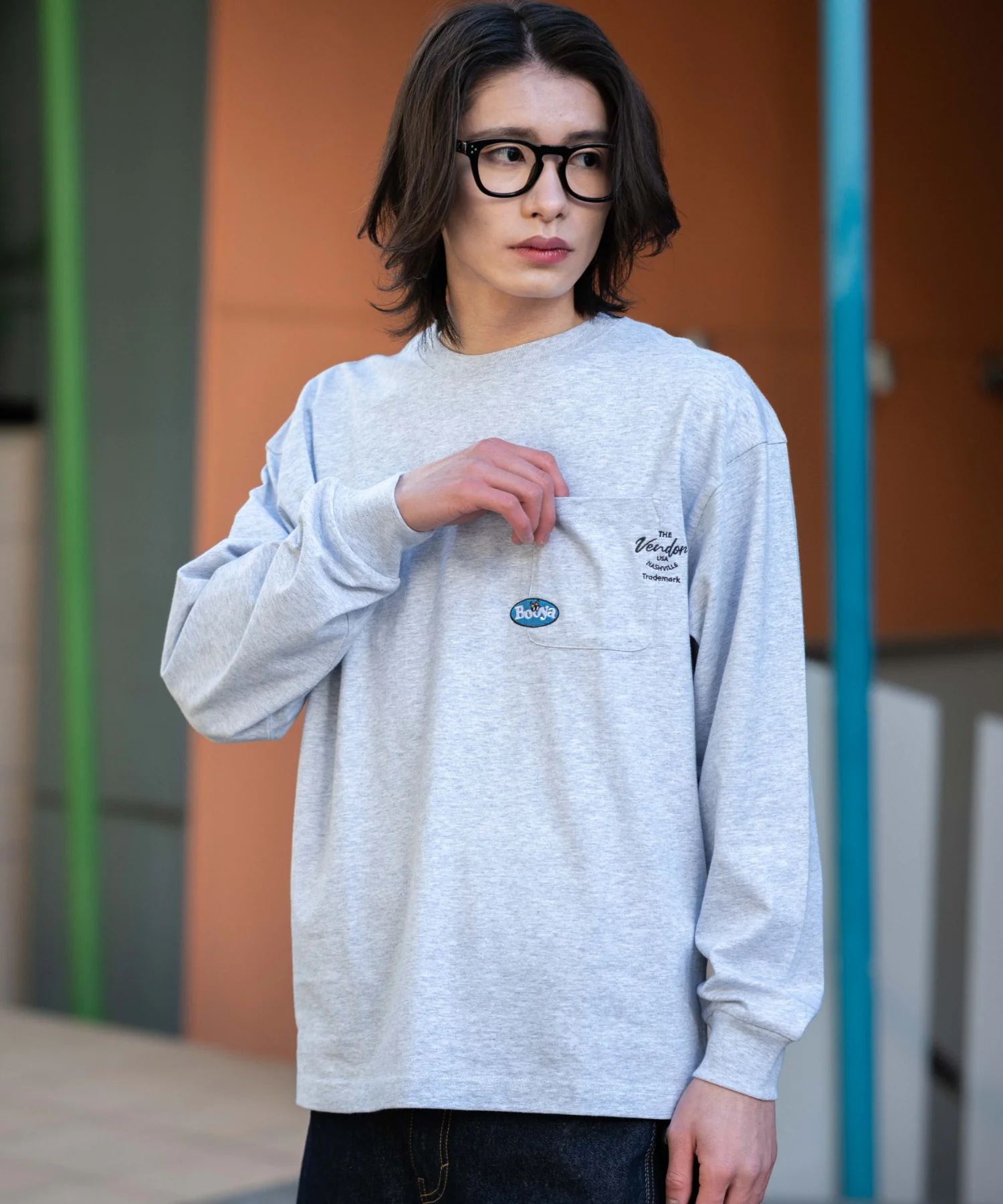 ポケット刺繍BIG　T（LS） - Image 33