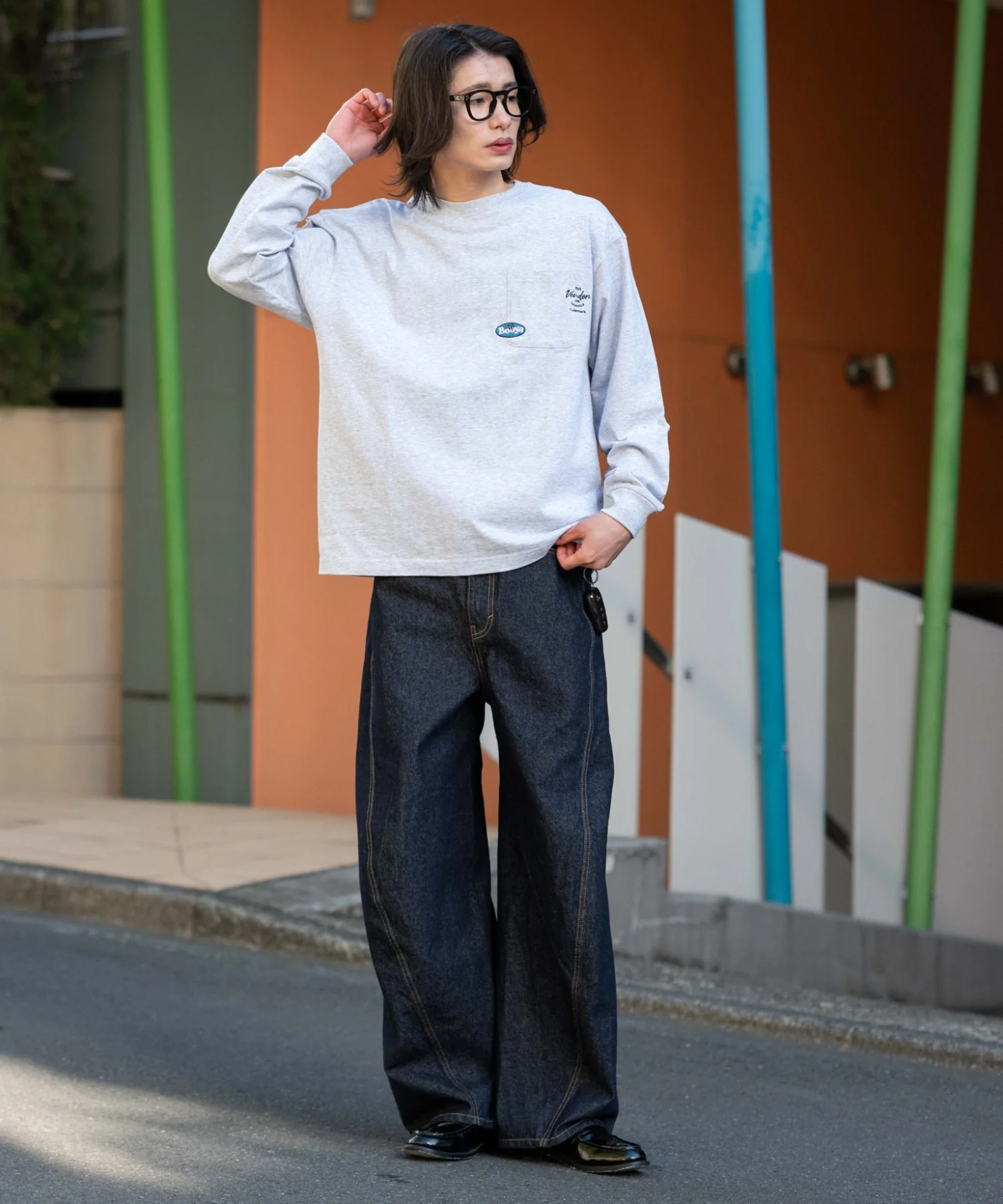 ポケット刺繍BIG　T（LS） - Image 35